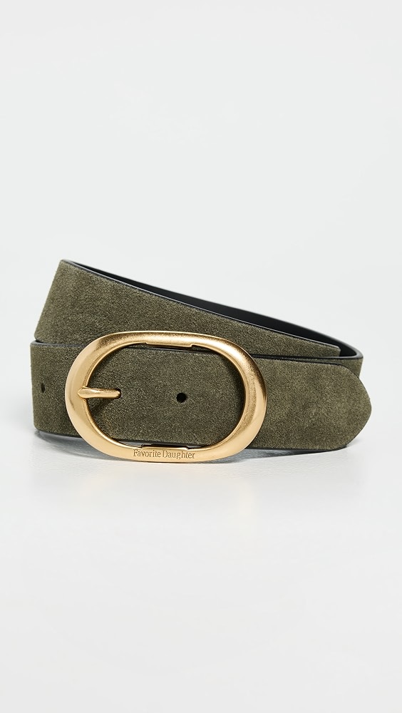The Suede Jean Belt - Smoketree