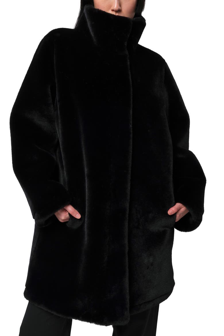 Blair Mid Length Recycled Polyester Pluche&trade; Faux Fur Coat