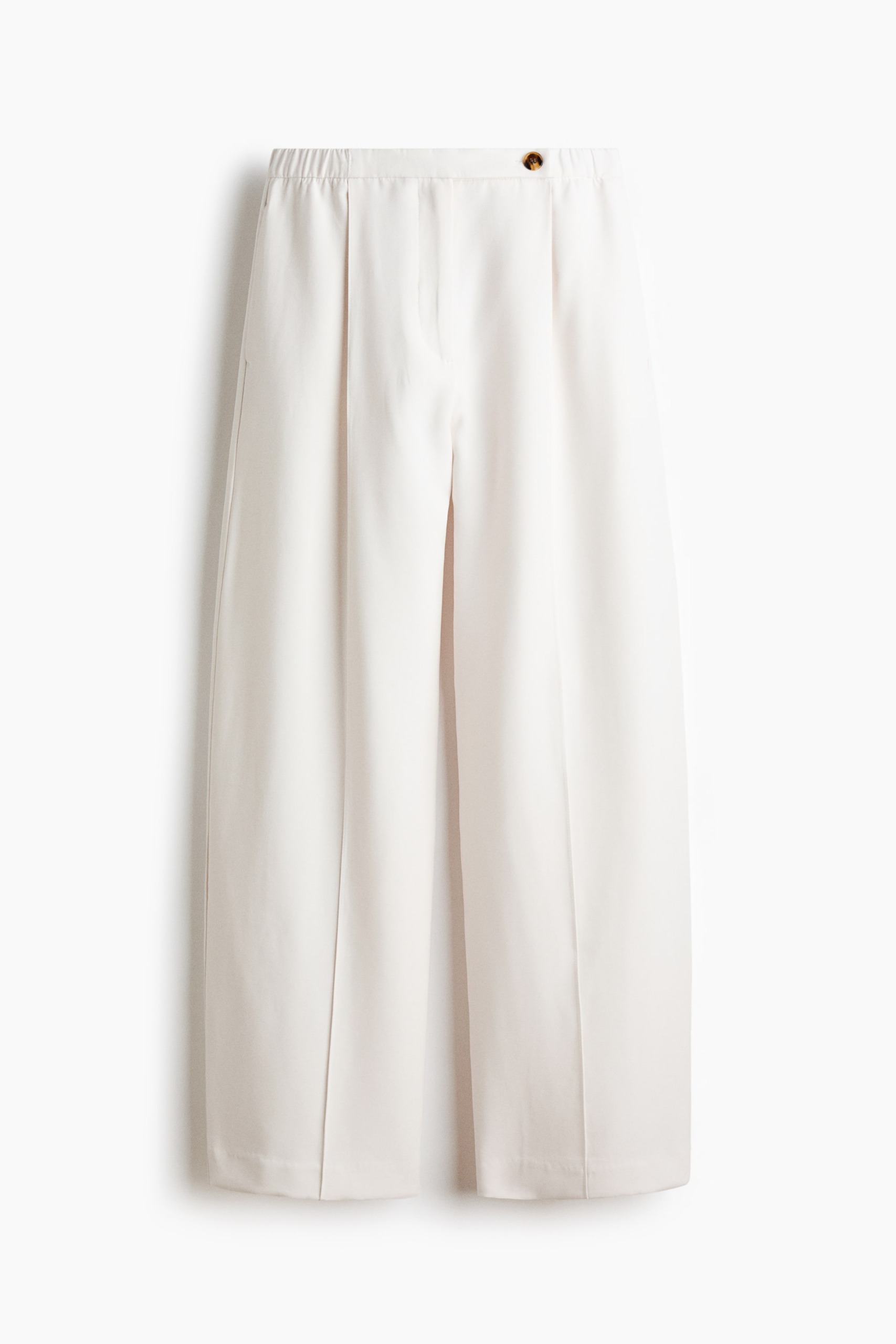 Crease-Leg Barrel Trousers