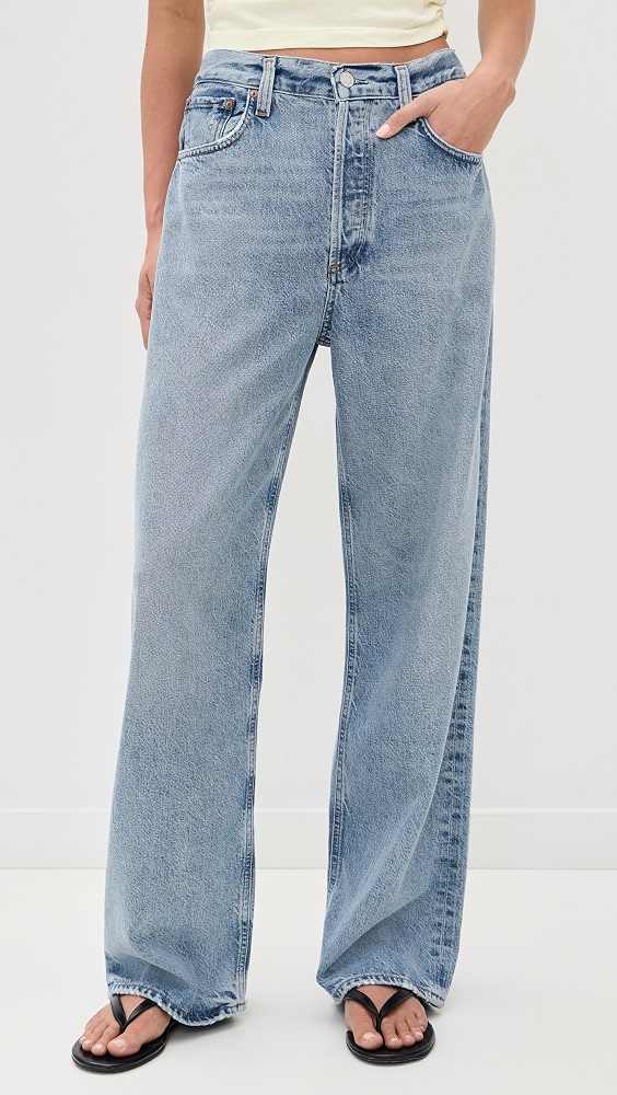 Low Slung Baggy Flyweight Jeans - Reset