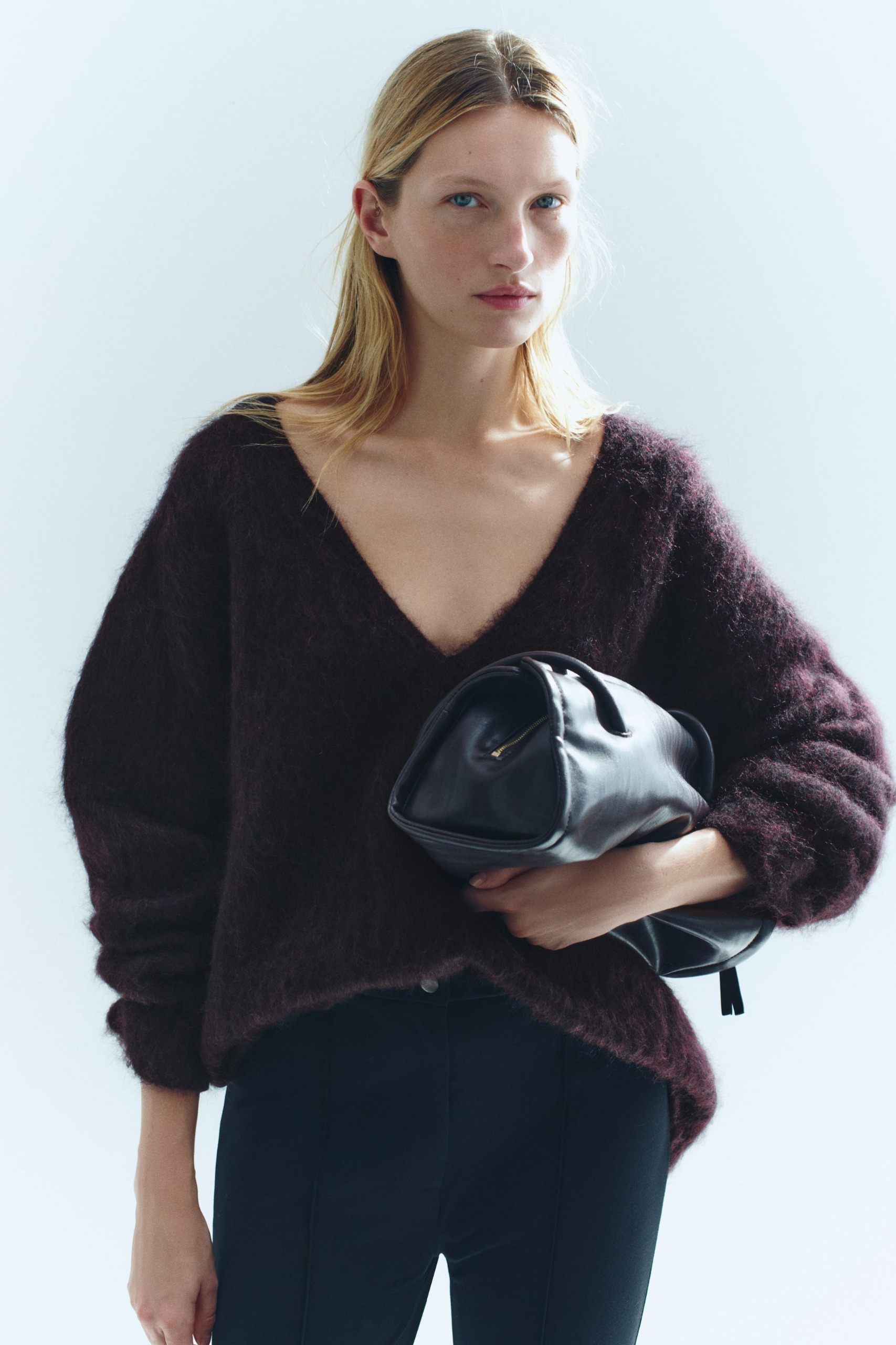 Oversized Mohair-Blend Jumper
