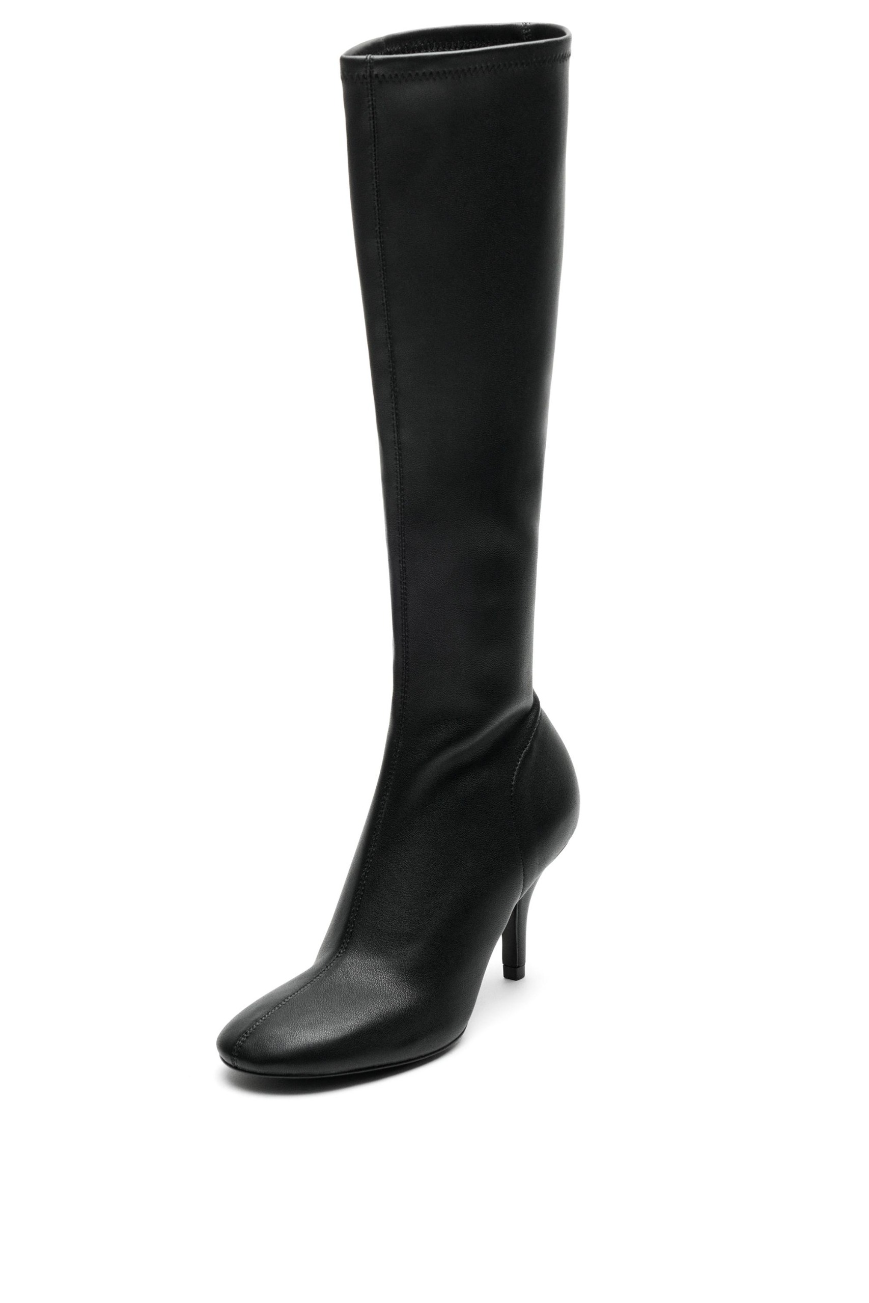 Elastic Leather Heel Boot - Limited Edition