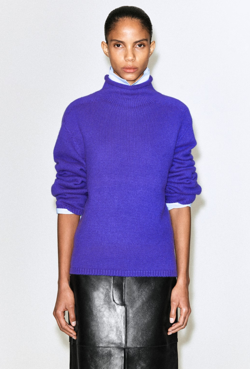 COS, Pure Cashmere Funnel-Neck Jumper