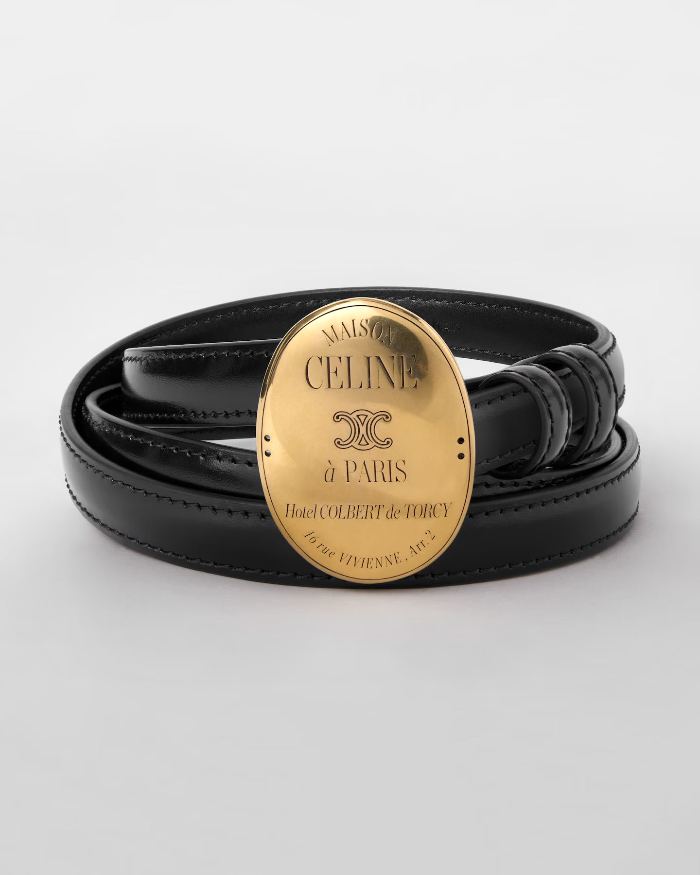 Celine, Mini Maison Belt in Taurillon Leather