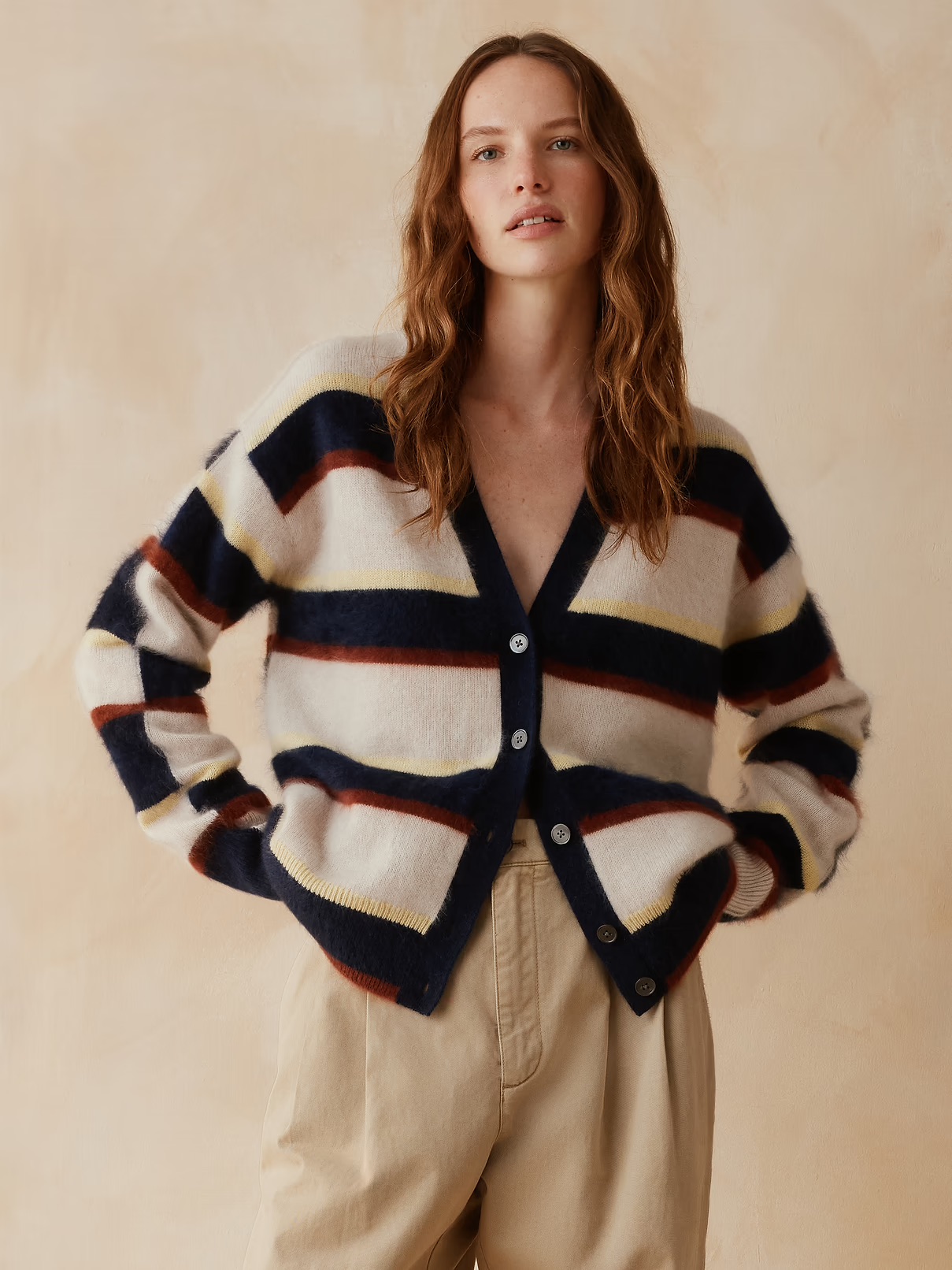 Banana Republic X Zankov, Sasha Cashmere Cardigan