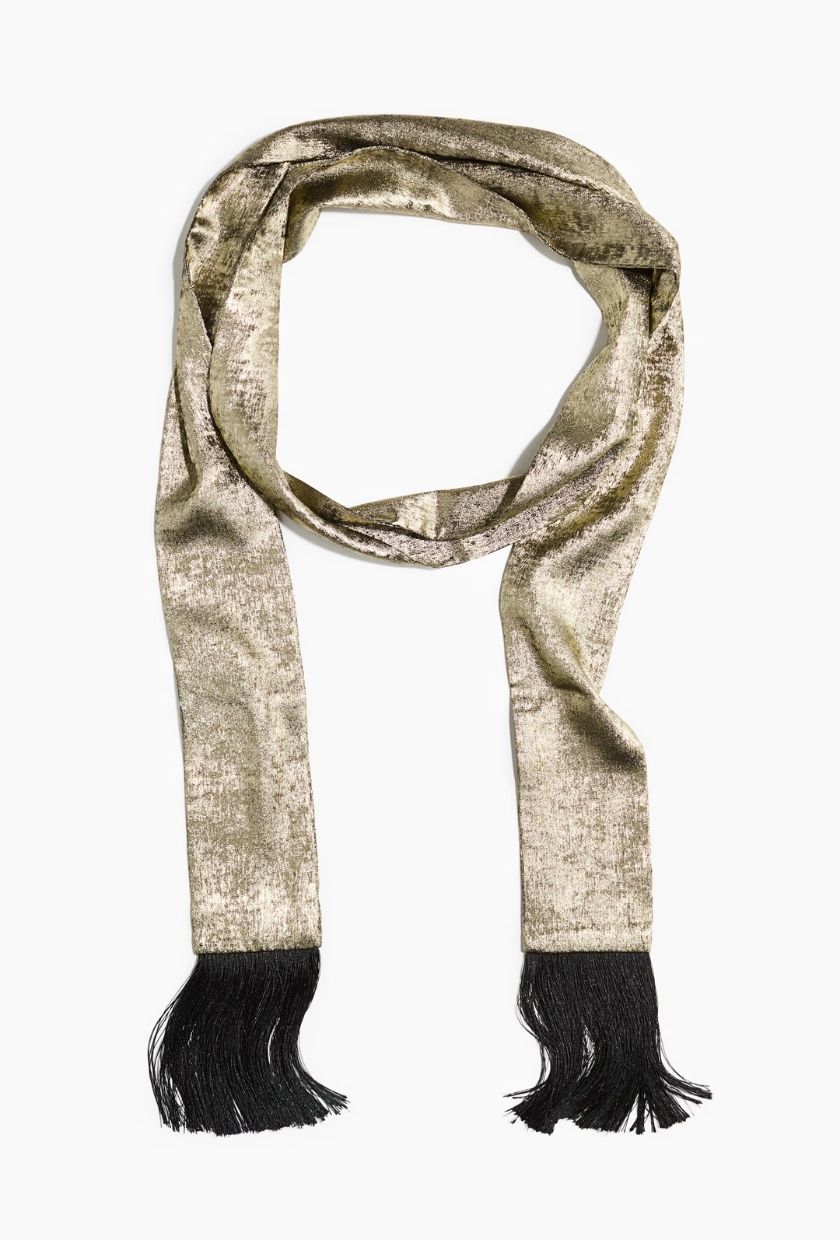H&M, Crushed-Velvet Scarf