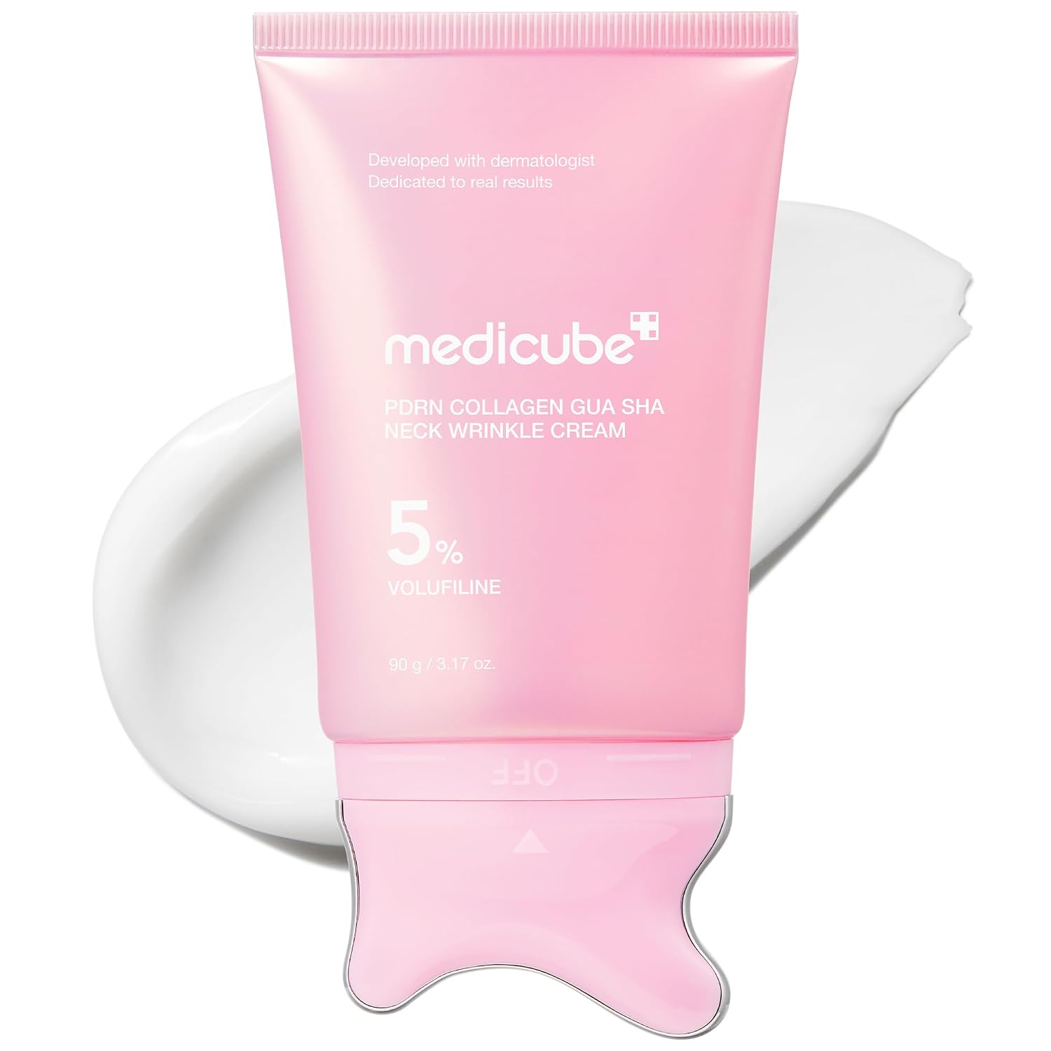medicube, Medicube Pdrn Collagen Gua Sha Neck Wrinkle Cream - Firming, Contour Care