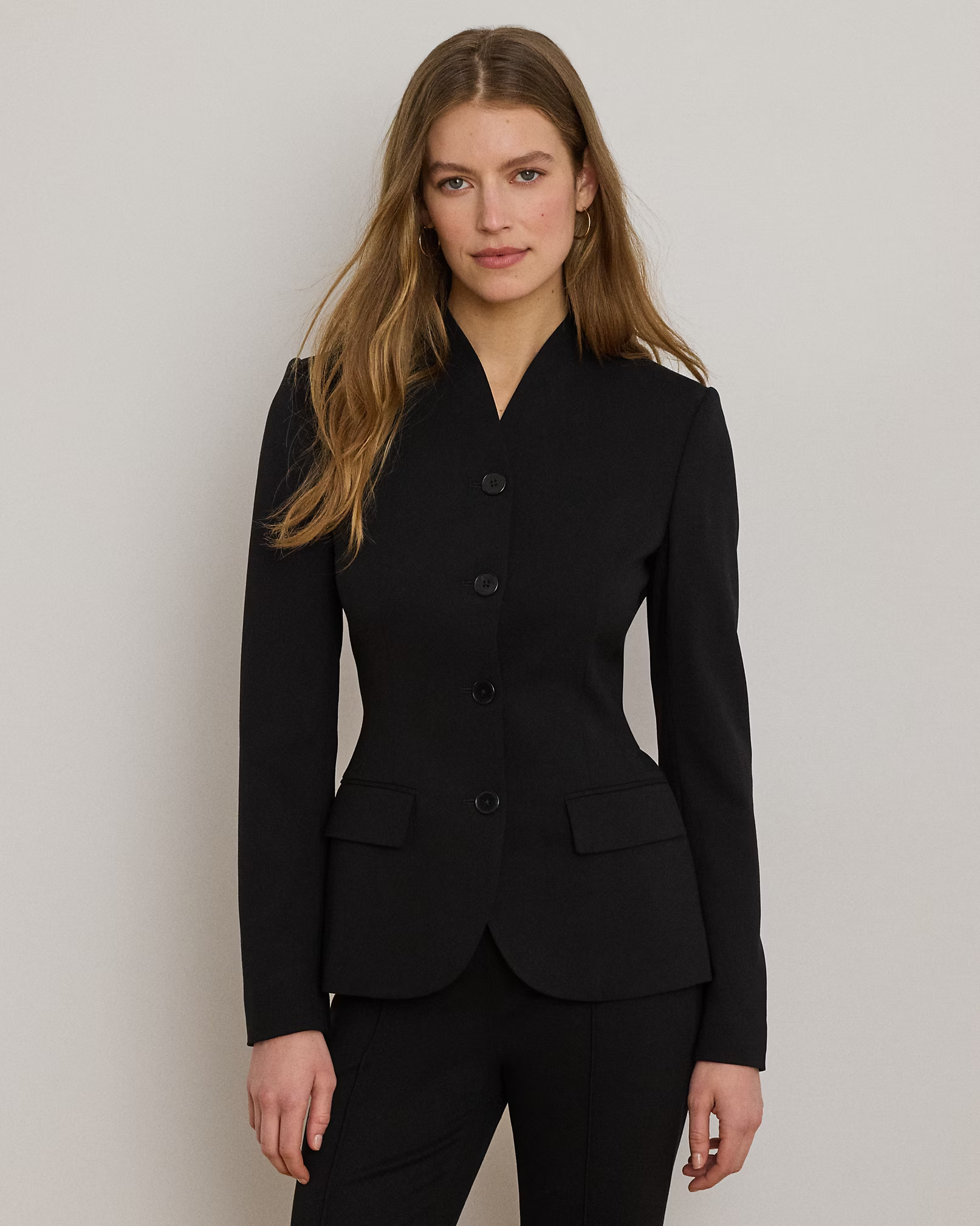 ralph lauren, Stretch Wool Crepe Jacket