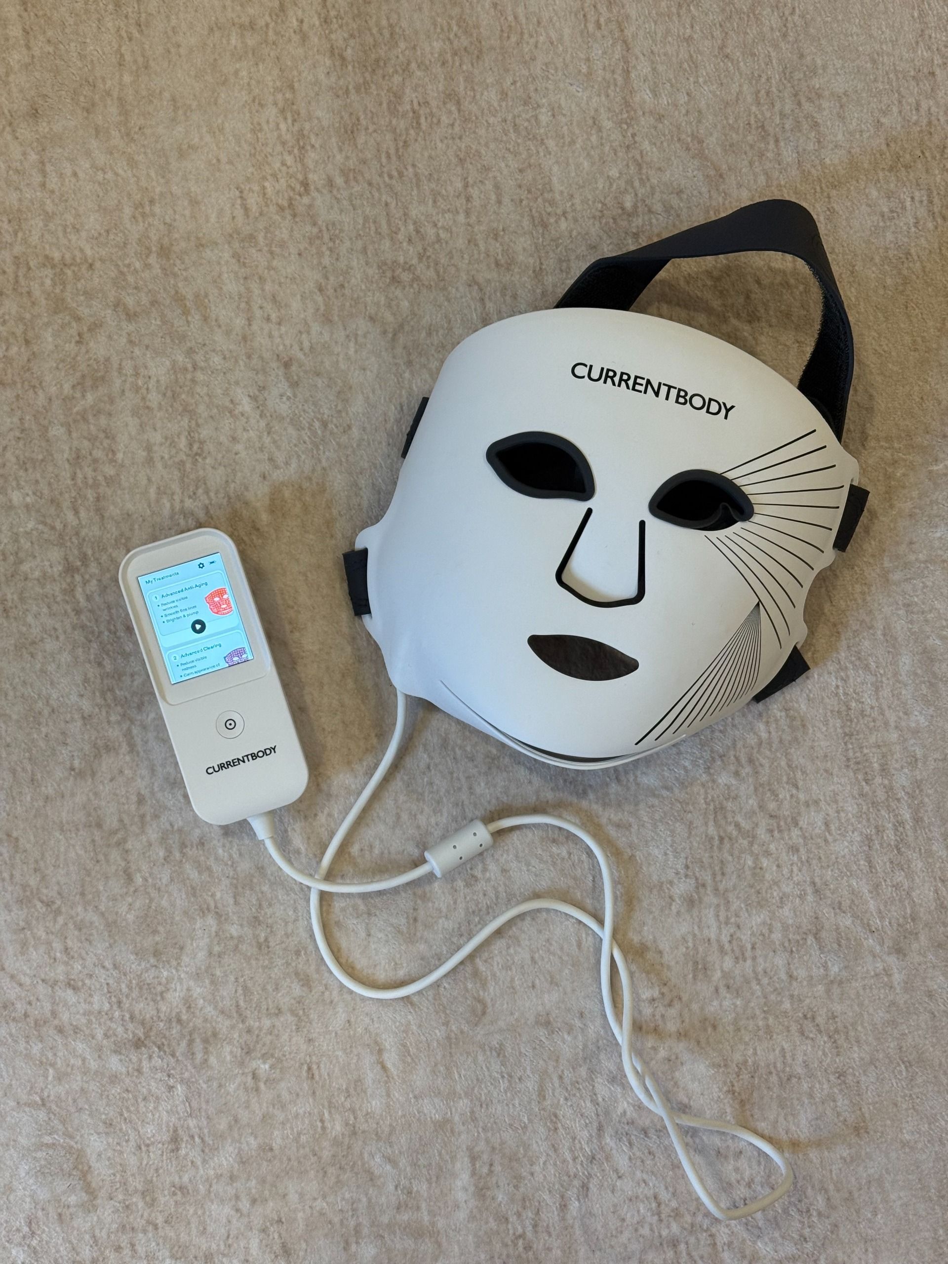 Jamie Chevron testing the Currentbody Series 3 Mask