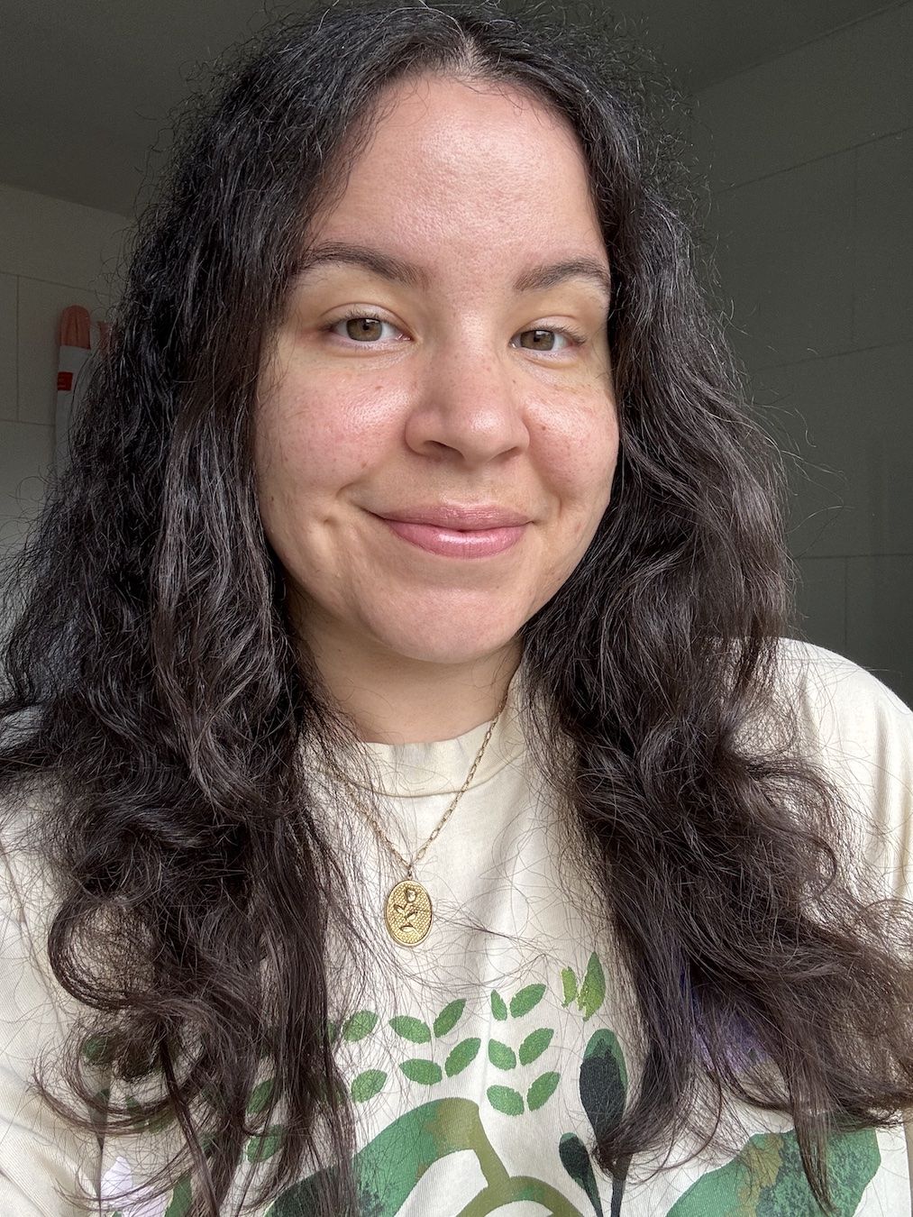 Mica Ricketts before testing The Ordinary Lacto-PDRN 4% + B9 Eye Cream