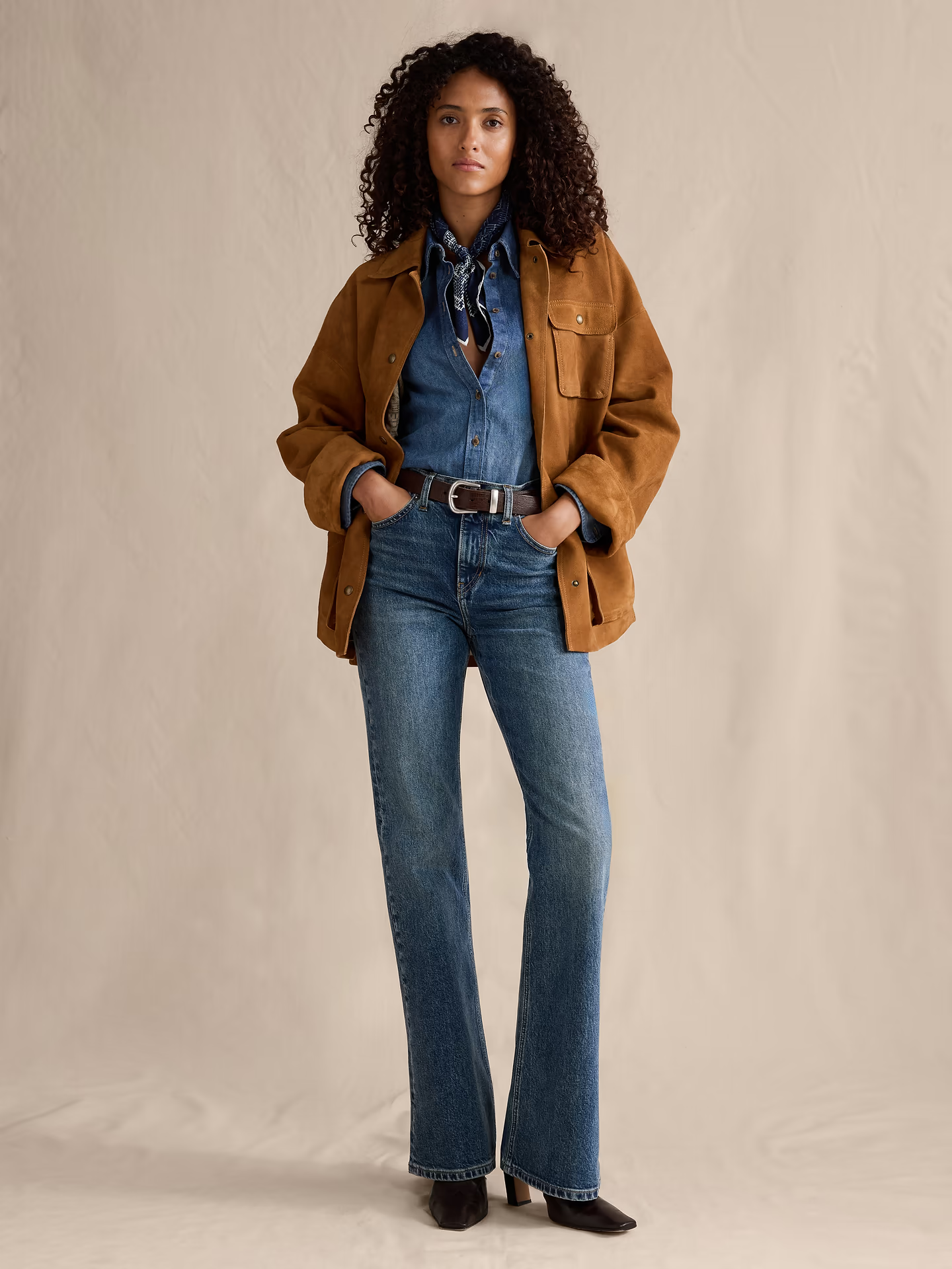 Banana Republic, High-Rise Bootcut Jean