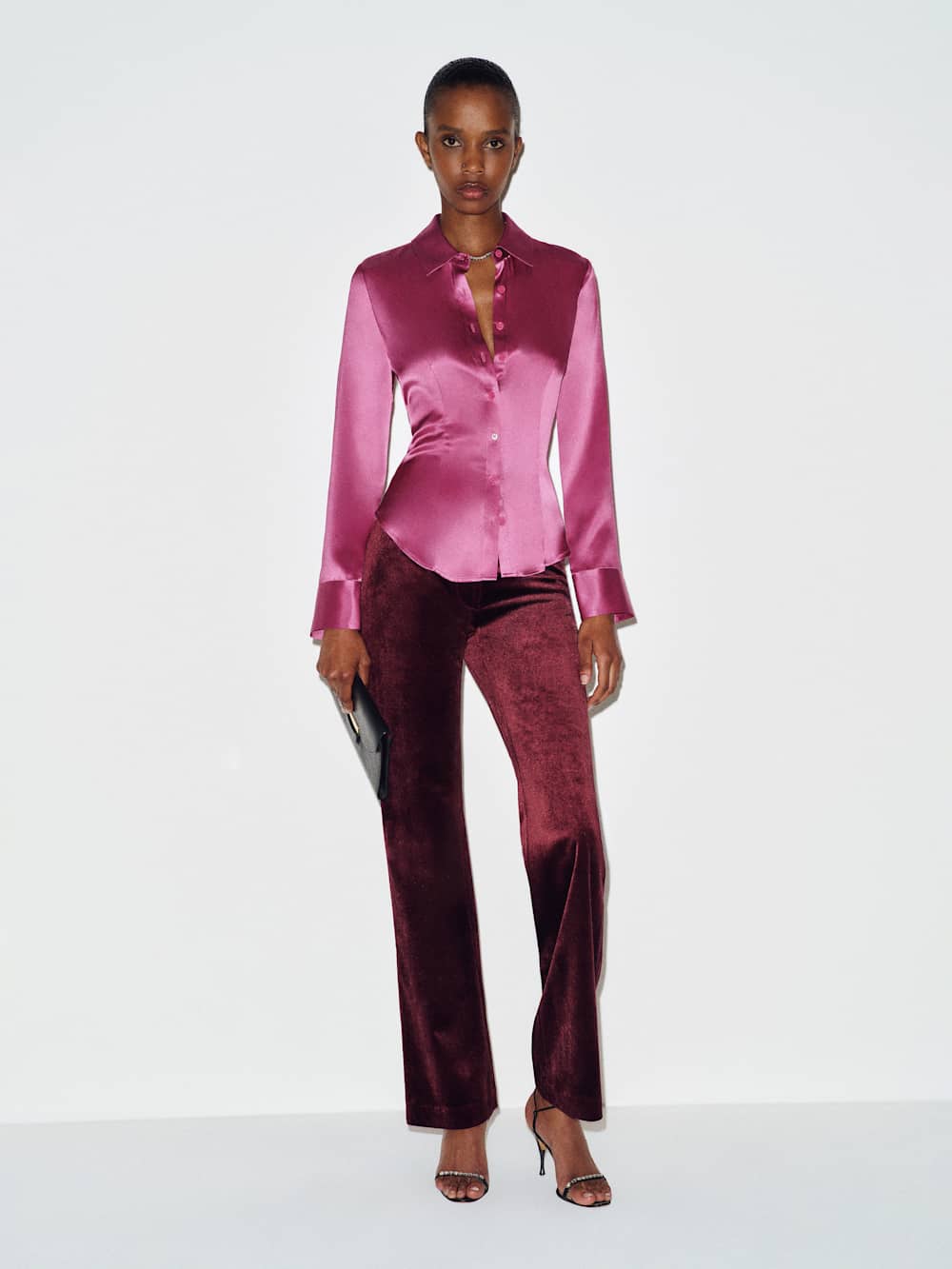 Raya Fitted Silk Shirt