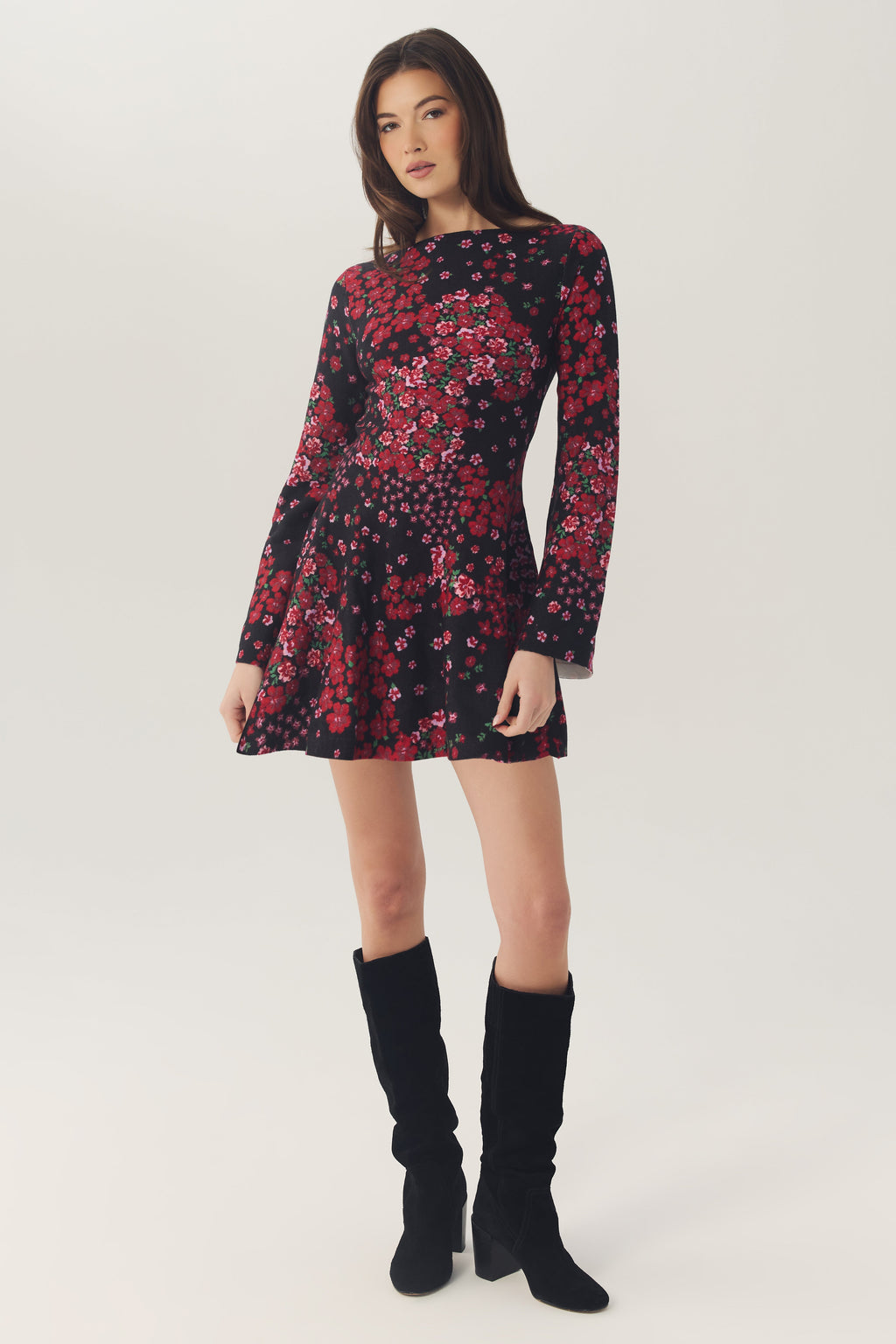 Dark Ditsy Floral / Xxs