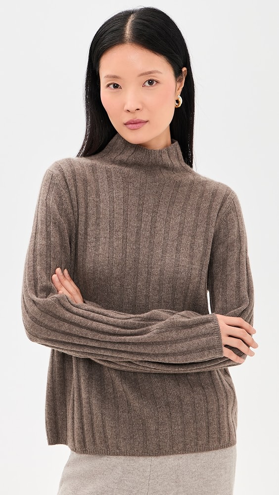 Rowan Turtleneck Sweater - Ash Heather
