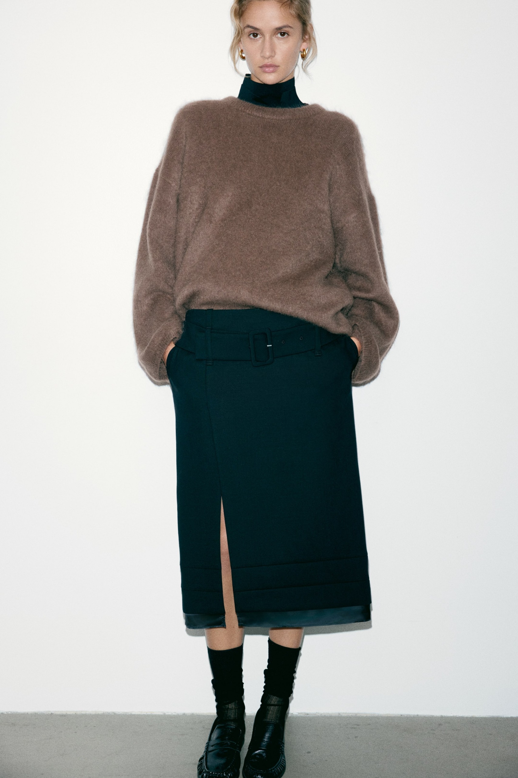 Oversized Mohair-Blend Jumper