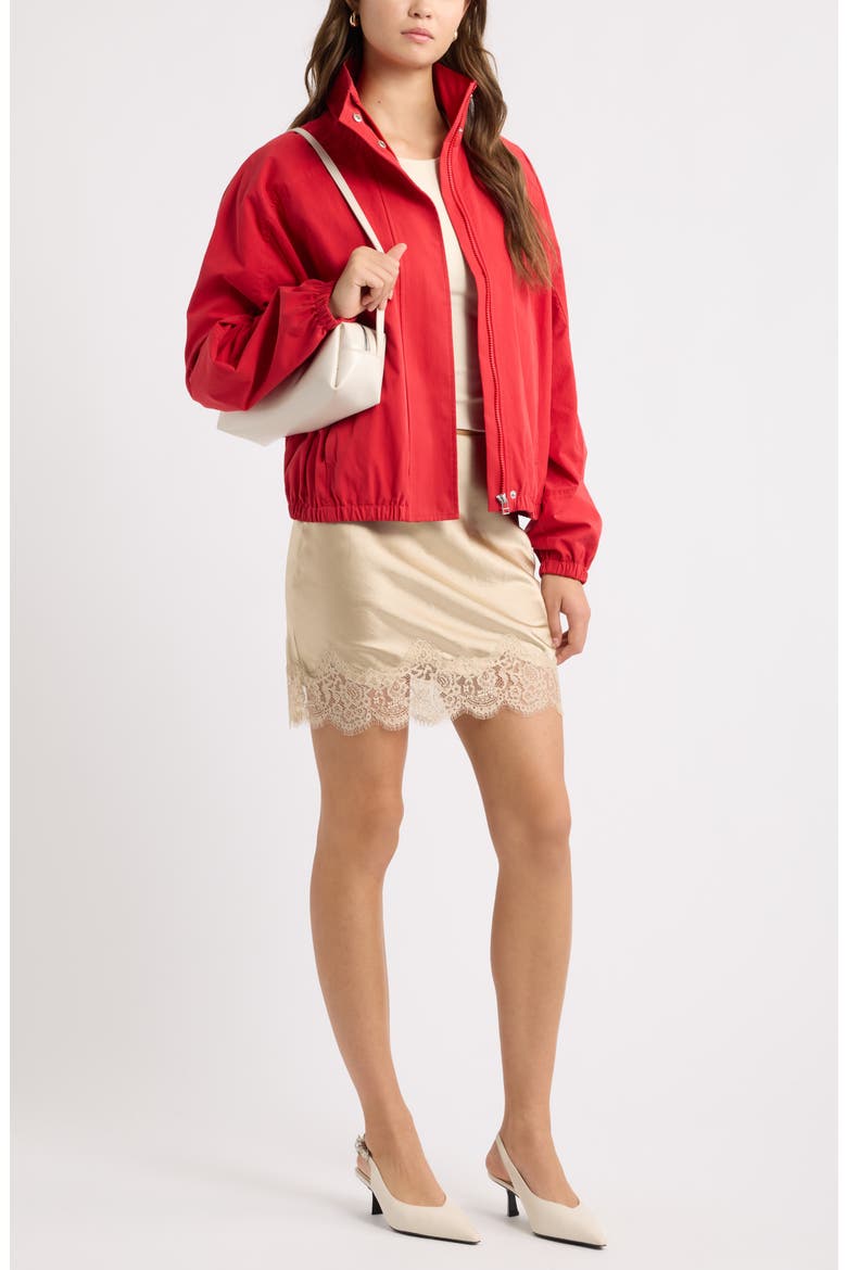 Cotton Blend Track Jacket