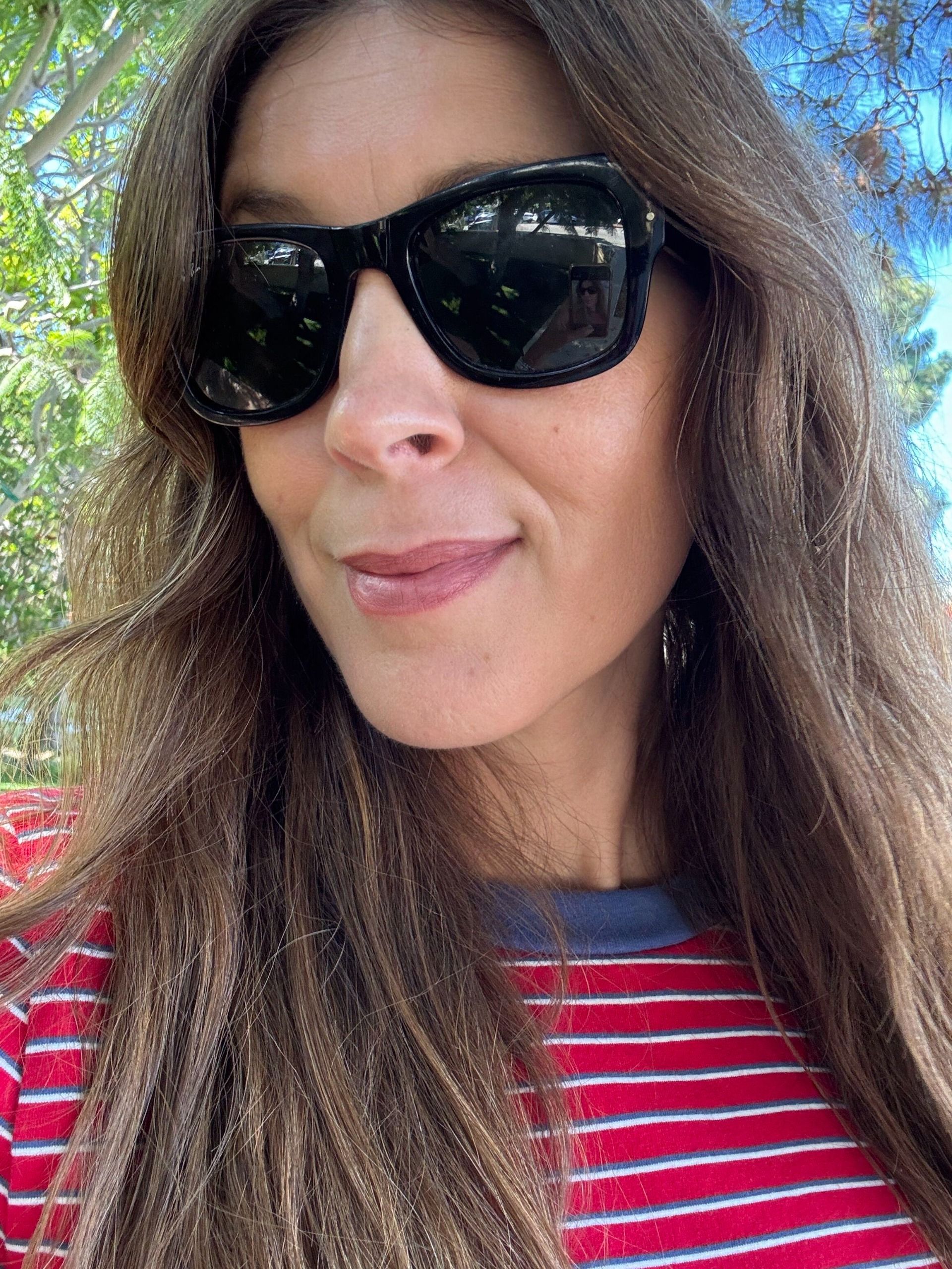 Photo of editor Judith Jones wearing Anfisa lip liner