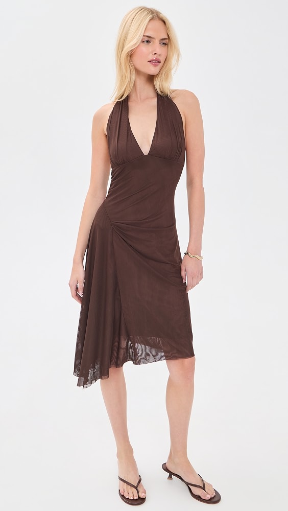 Chiara Dress - Chocolate