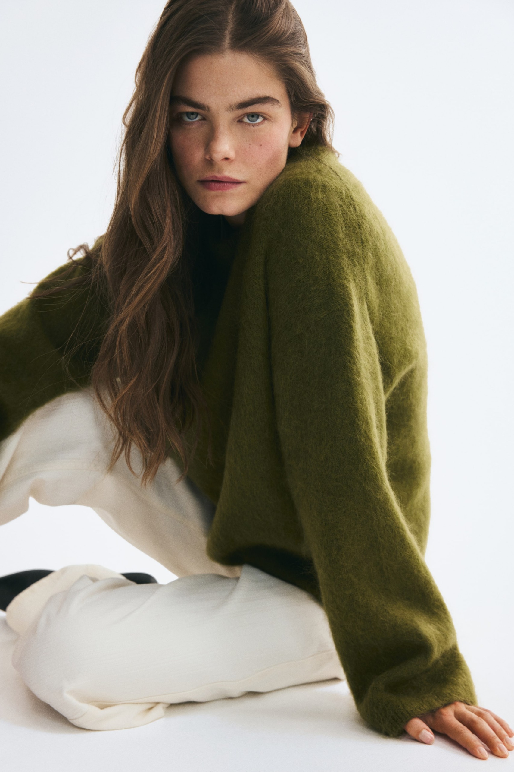Oversized Mohair-Blend Jumper