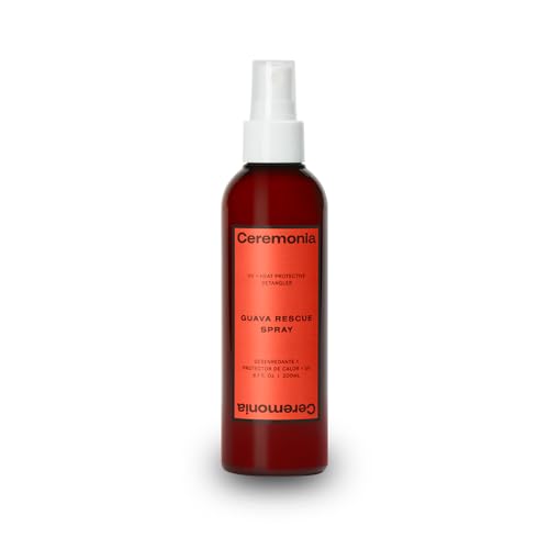 Ceremonia Guava Rescue Spray | Uv + Heat Protective Detangler, 6.7 Fl Oz