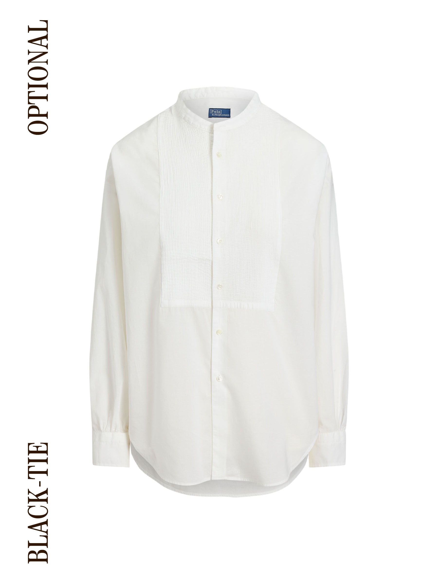 A white tuxedo shirt from Polo Ralph Lauren