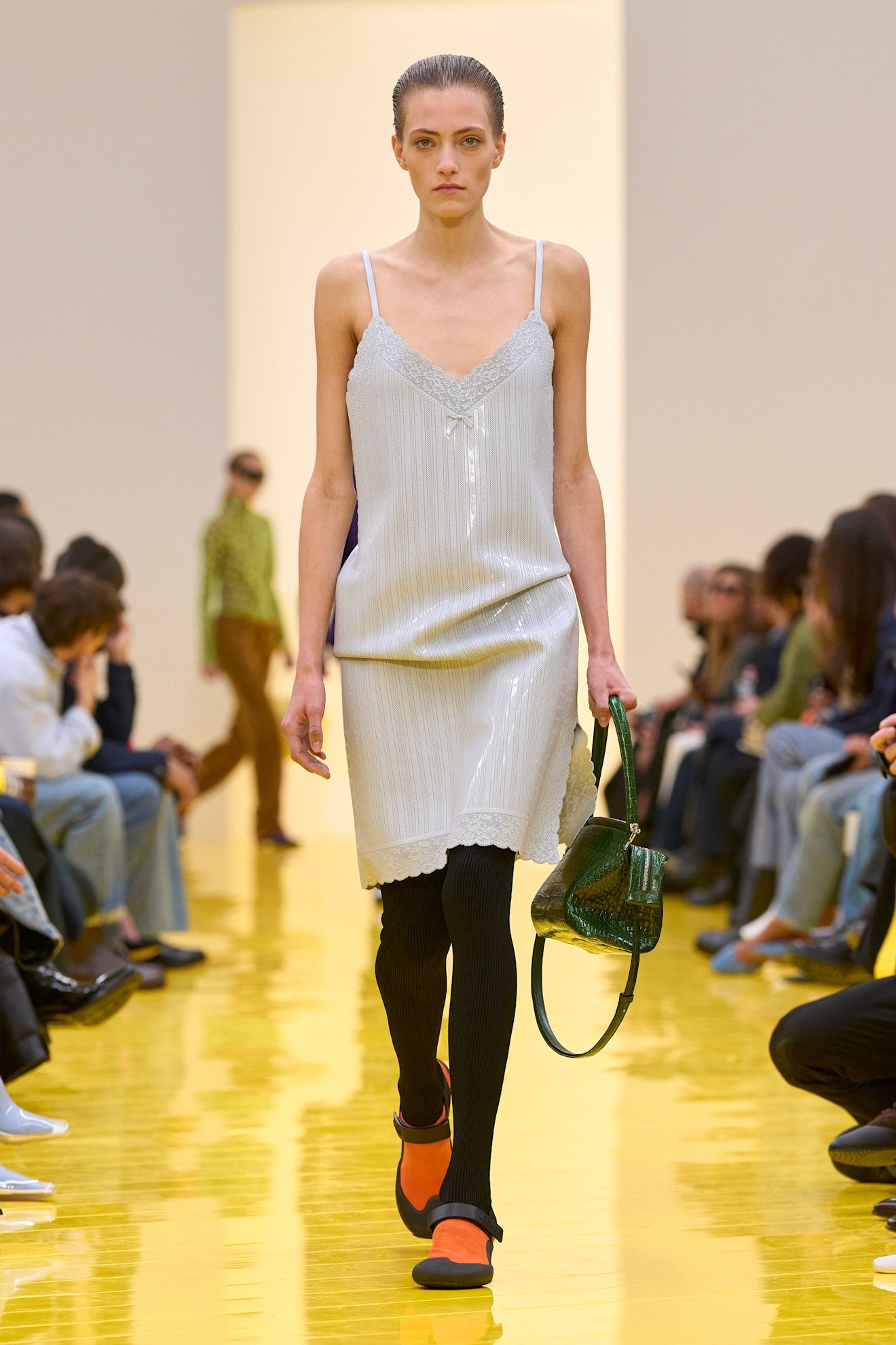 The Loewe Whisker bag on the fall/winter 2026 runway.
