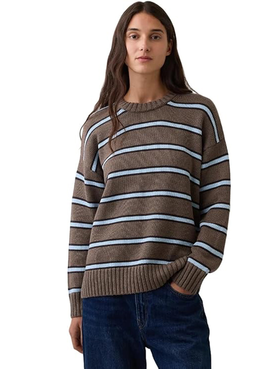 GAP, Oversized Boyfriend Crewneck Sweater
