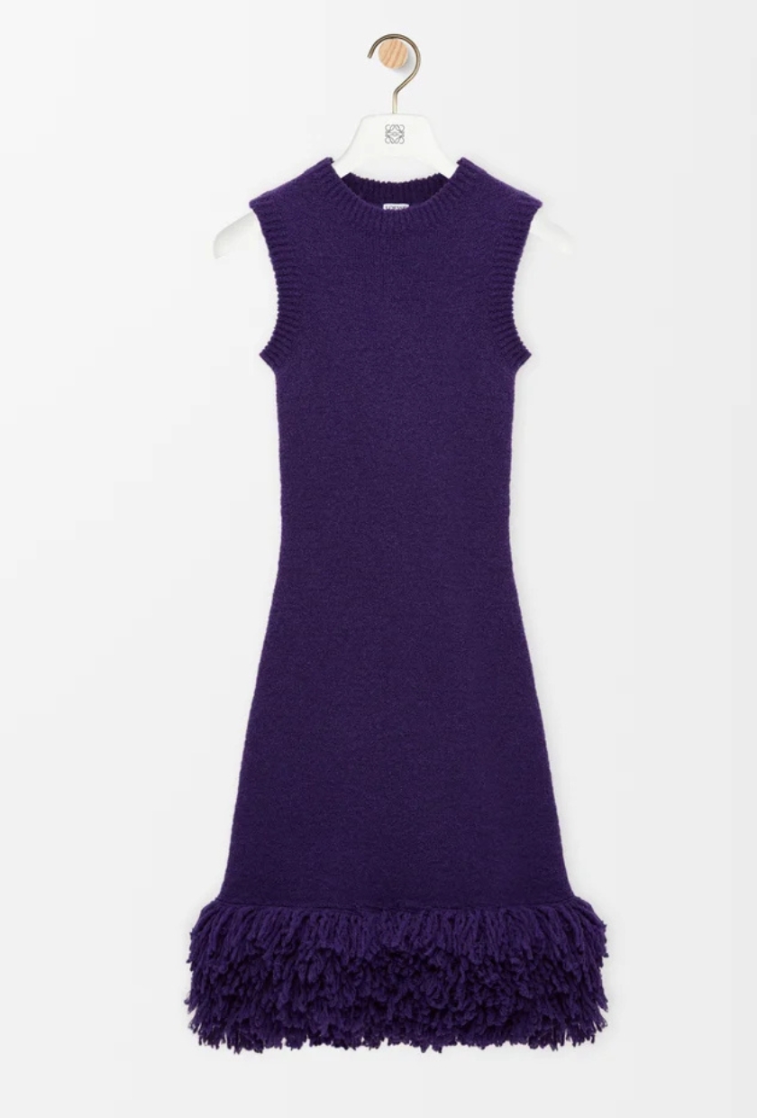 Loewe, Dress in Wool Blend