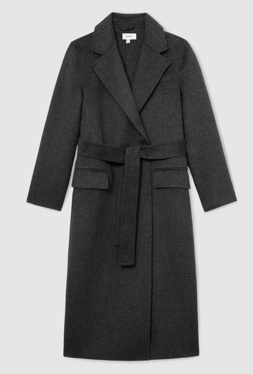 Reiss, Wool-Blend Double-Breasted Blind-Seam Coat
