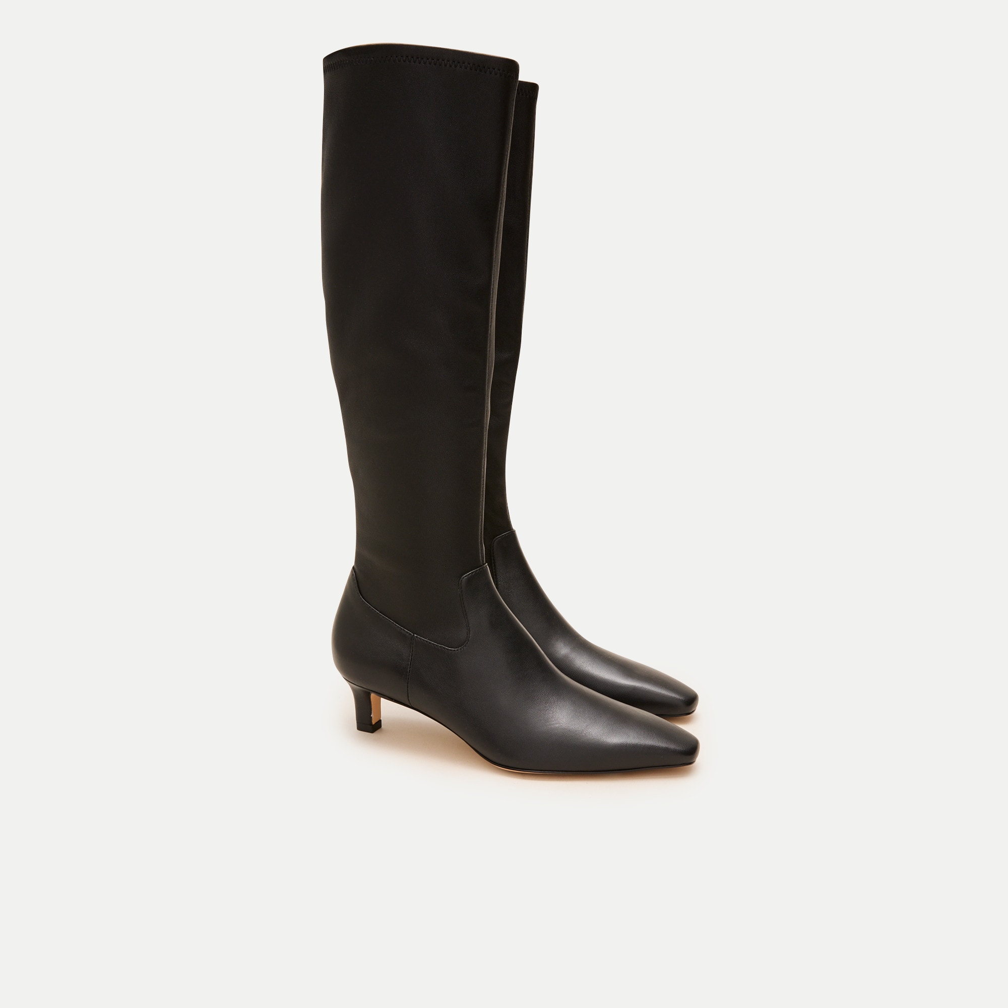 Sylvie Knee-High Boots in Stretch Leather