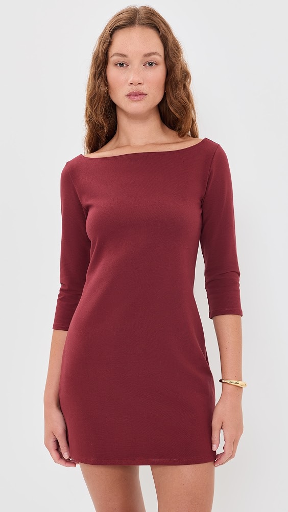 Marceline Knit Dress - Chianti