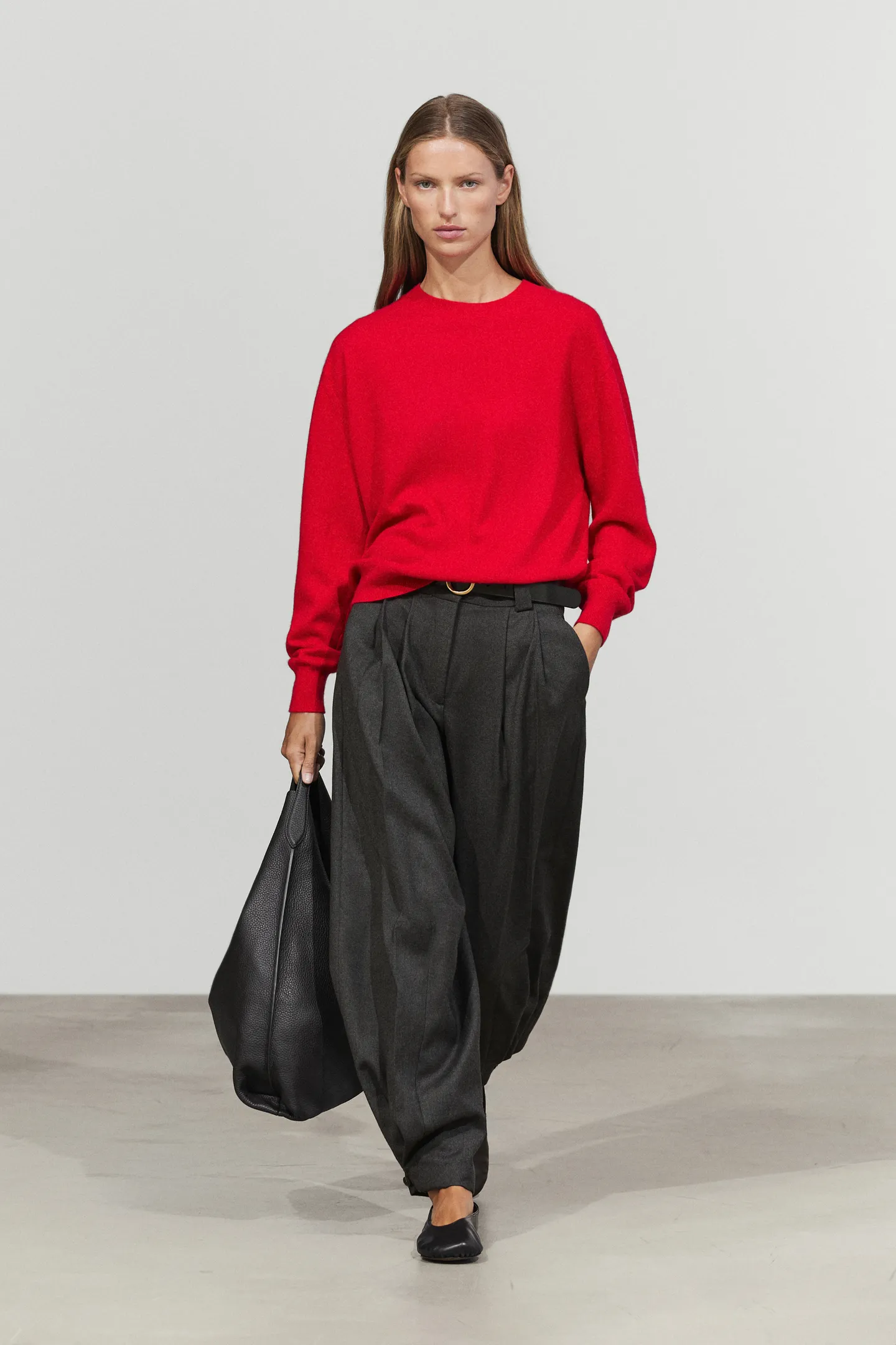 Massimo Dutti, 100% Cashmere Long Sleeve Sweater