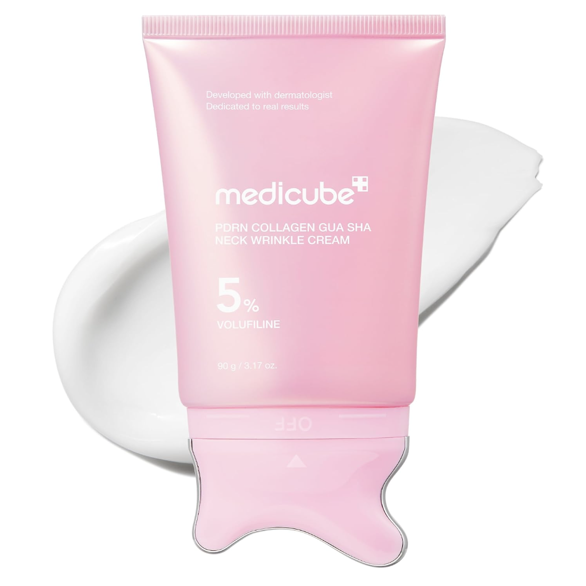 Medicube, PDRN Collagen Gua Sha Neck Wrinkle Cream