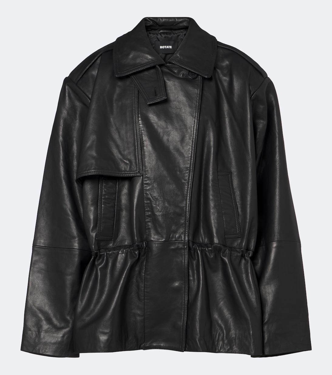 Peplum Leather Jacket