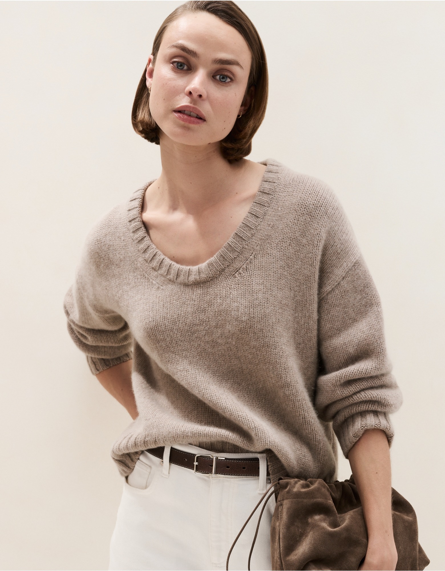 The White Company, Luxury Cashmere Scoop Neck Jumper