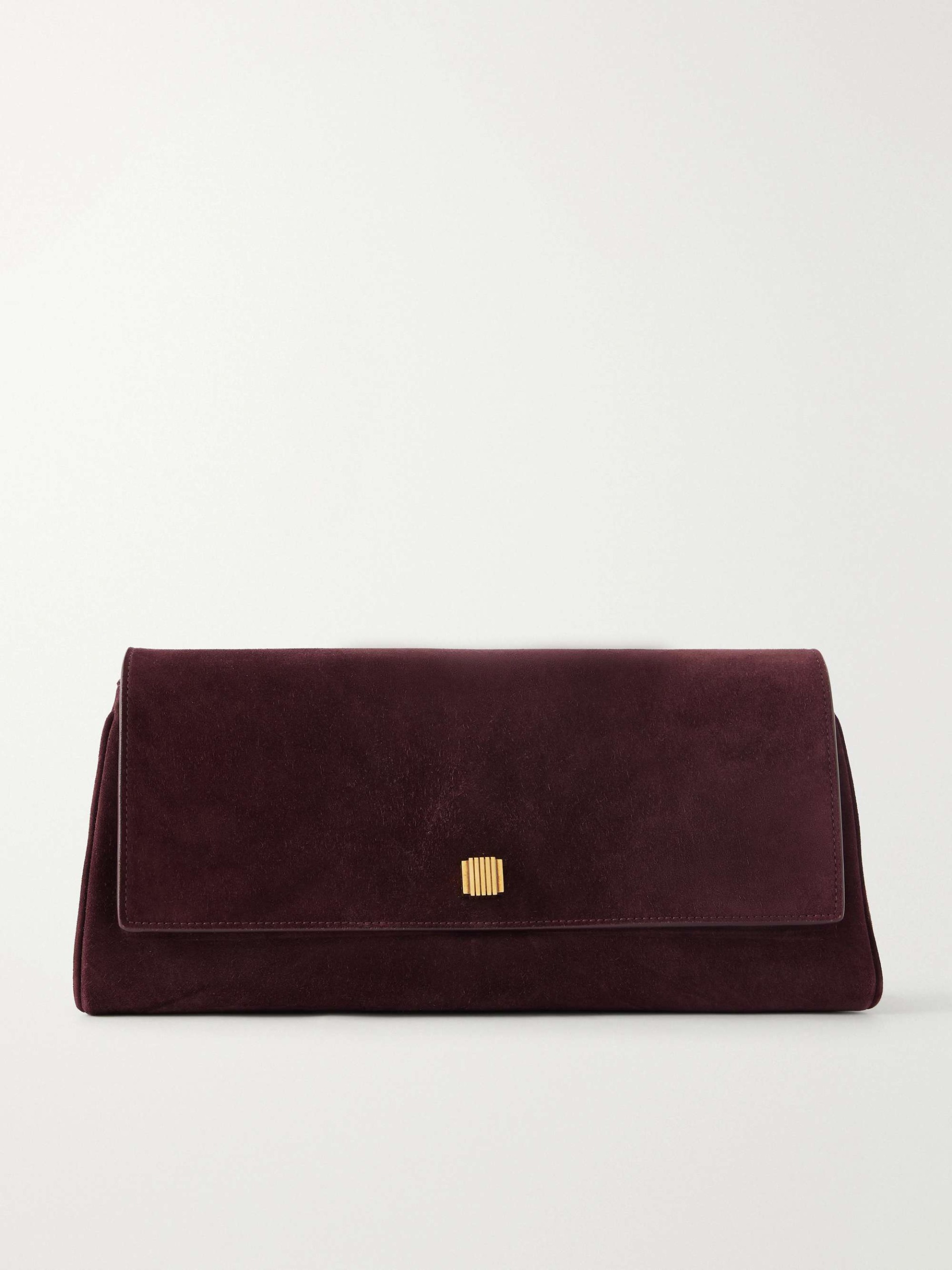 Audrey Suede Clutch