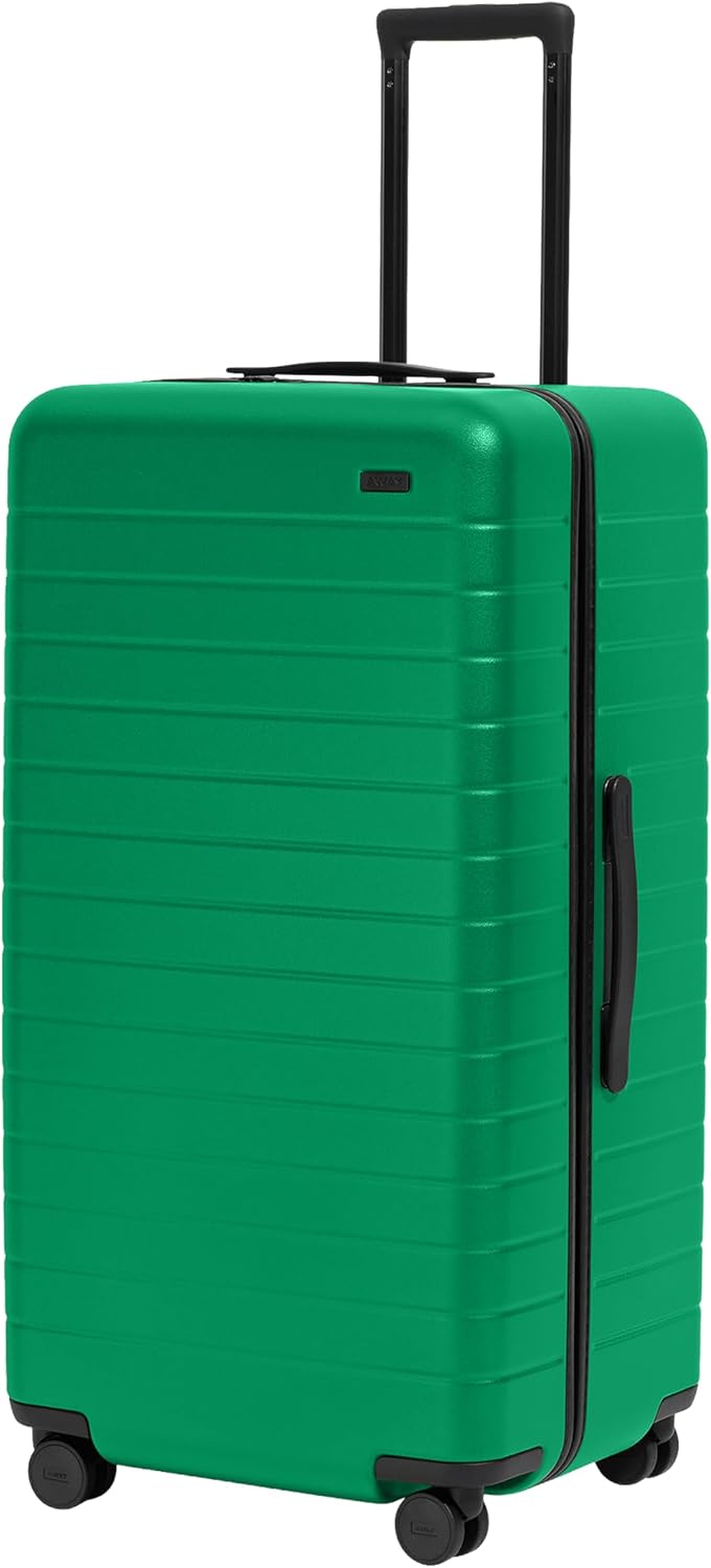 Away, Away Trunk Checked Luggage, 31-Inch Lightweight Hardside Spinner Suitcase