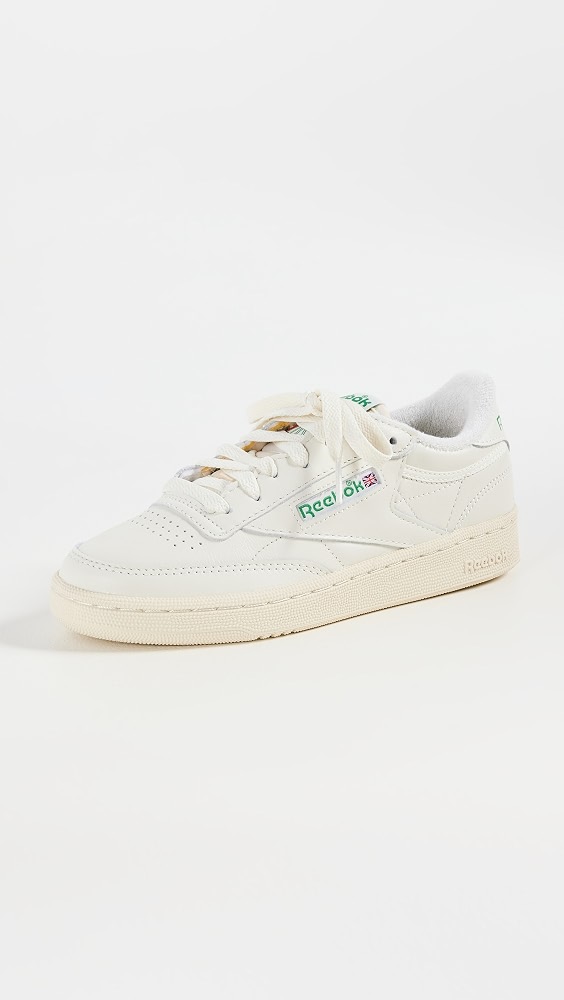 Club C 85 Vintage Unisex Sneakers - Chalk/alabas/glegrn