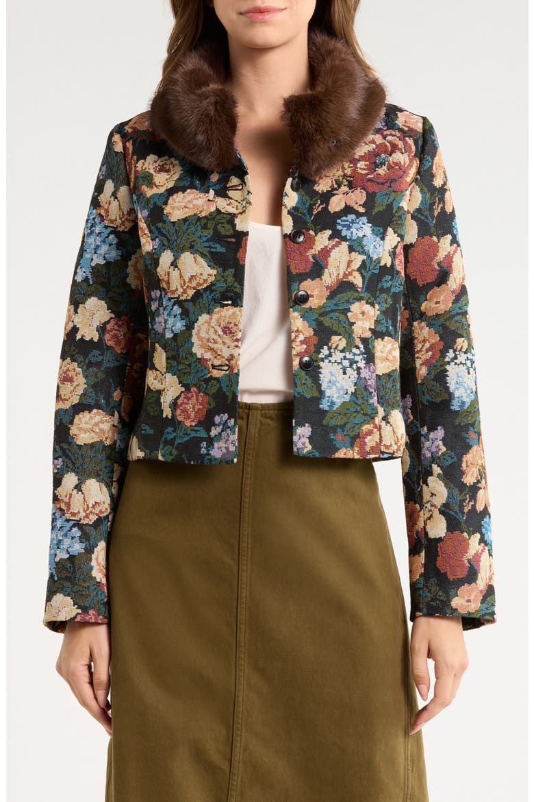 Matilda Faux Fur Trim Jacket