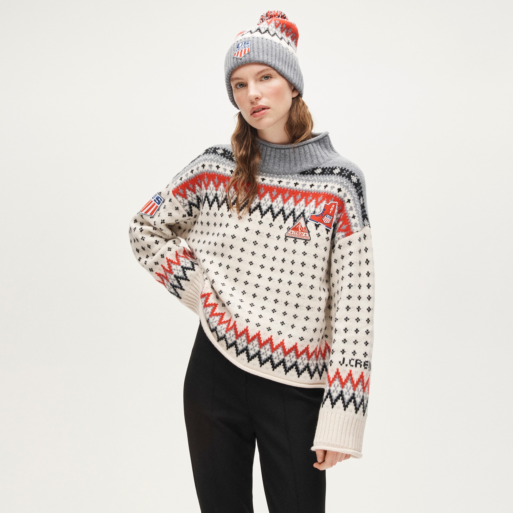 U.s. Ski & Snowboard by J.crew Fair Isle Rollneck&trade; Sweater in Vintage Wool