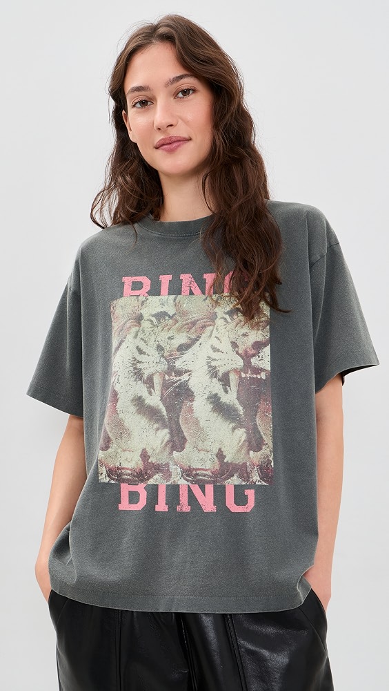 Cade Tiger Bing Tee - Washed Black