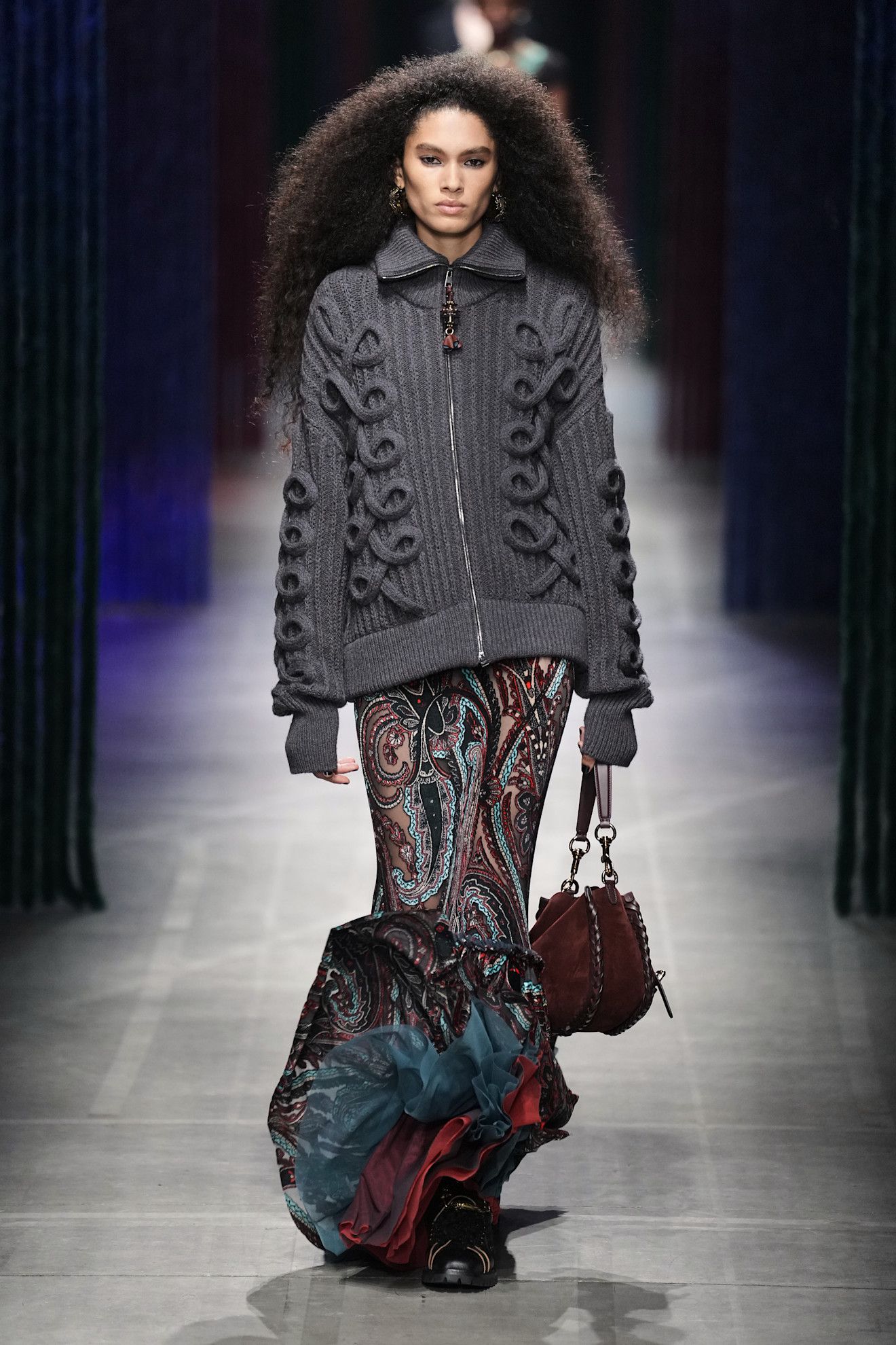 Etro A/W26 runway paisley print