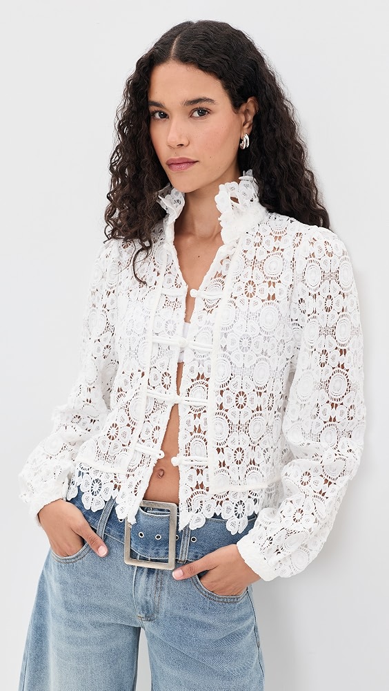 Overtime Blouse - Porcelain