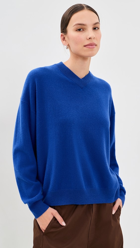 Spencer Cashmere Sweater - Cobalt