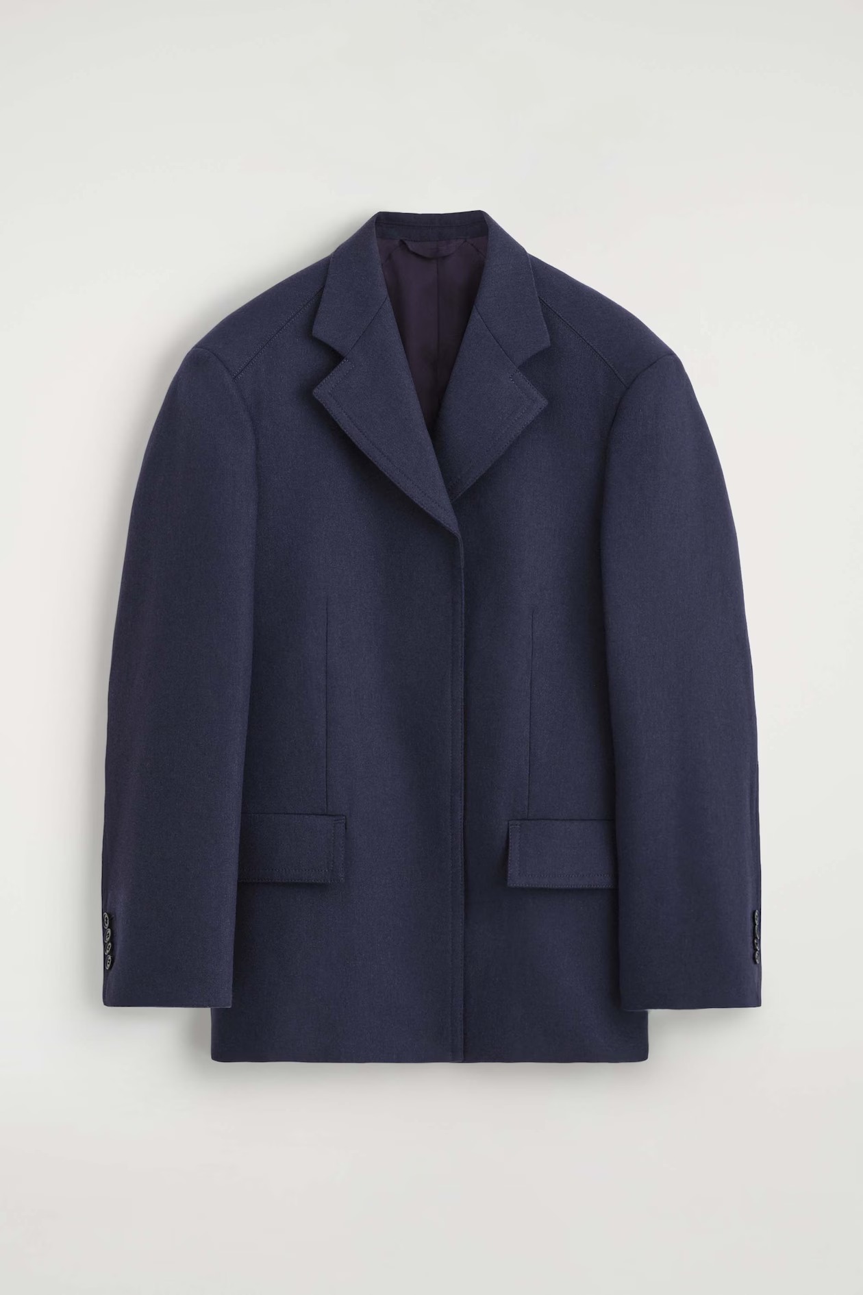 cos, Structured Wool Blend Blazer