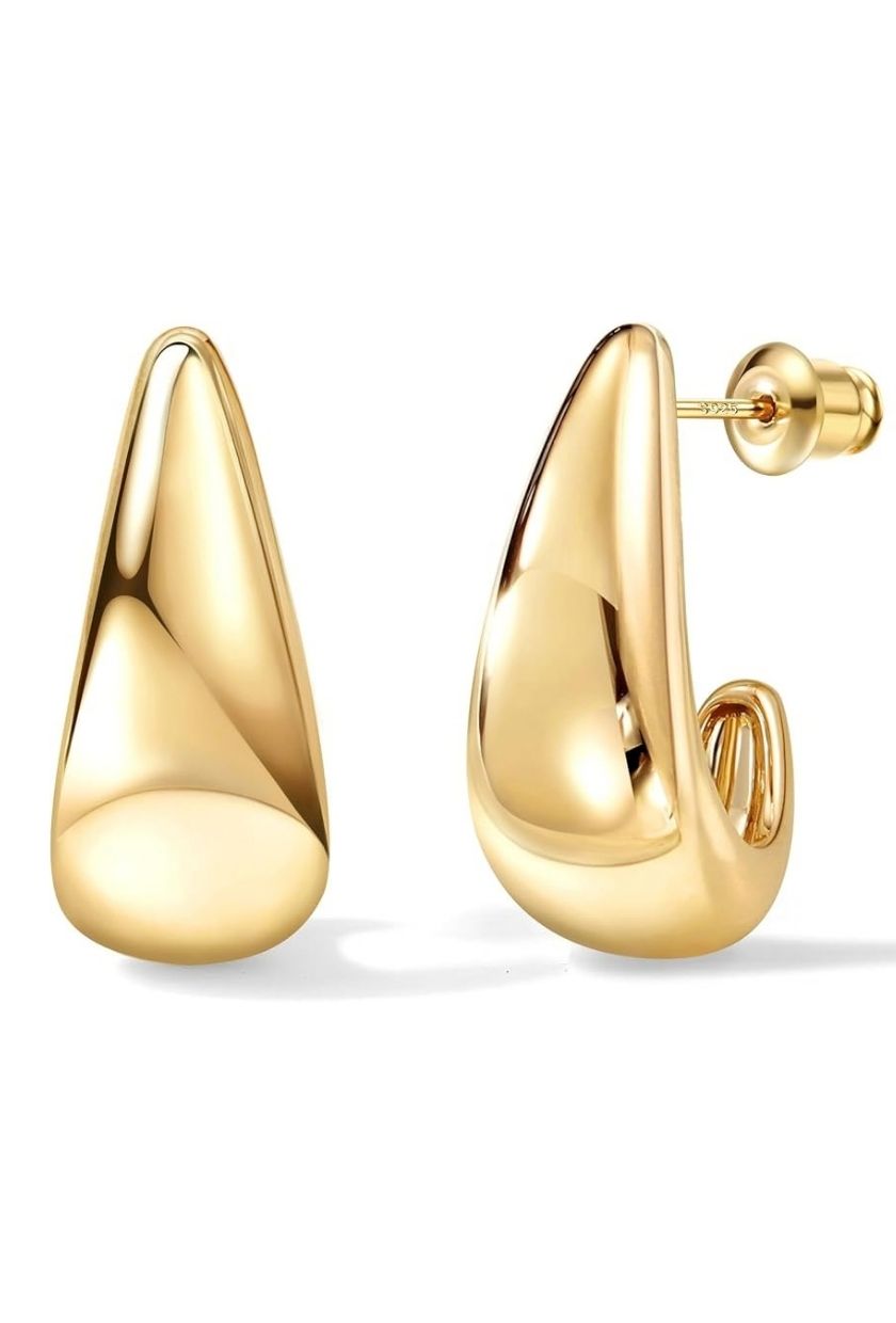 Dochais, Chunky Gold Earrings