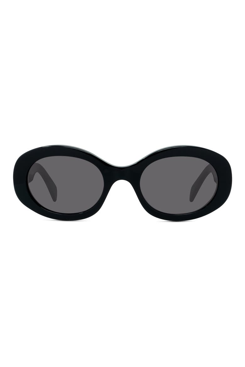Triomphe 52mm Oval Sunglasses