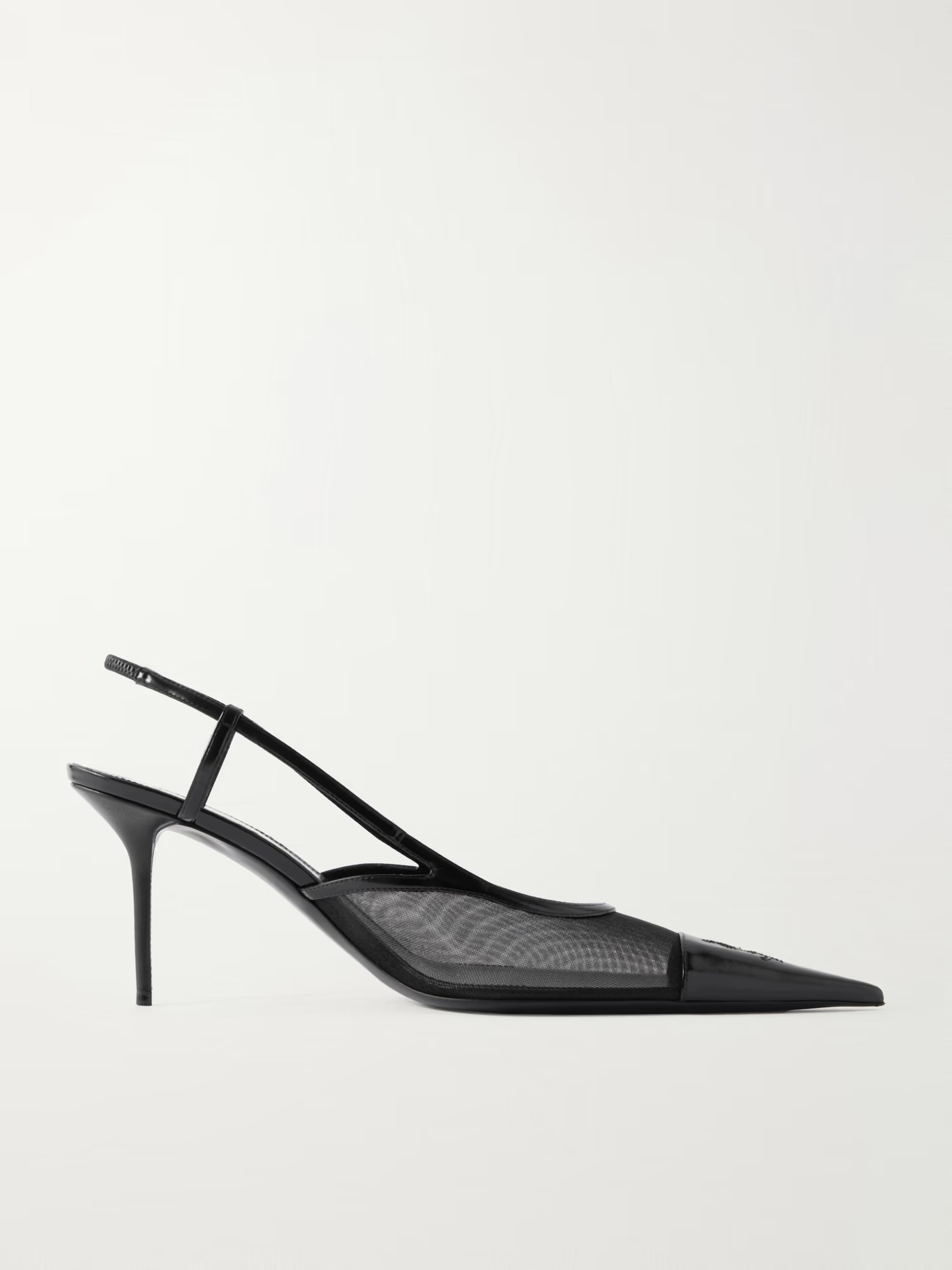 net-a-porter, Ren&eacute;e Embroidered Patent Leather Pumps