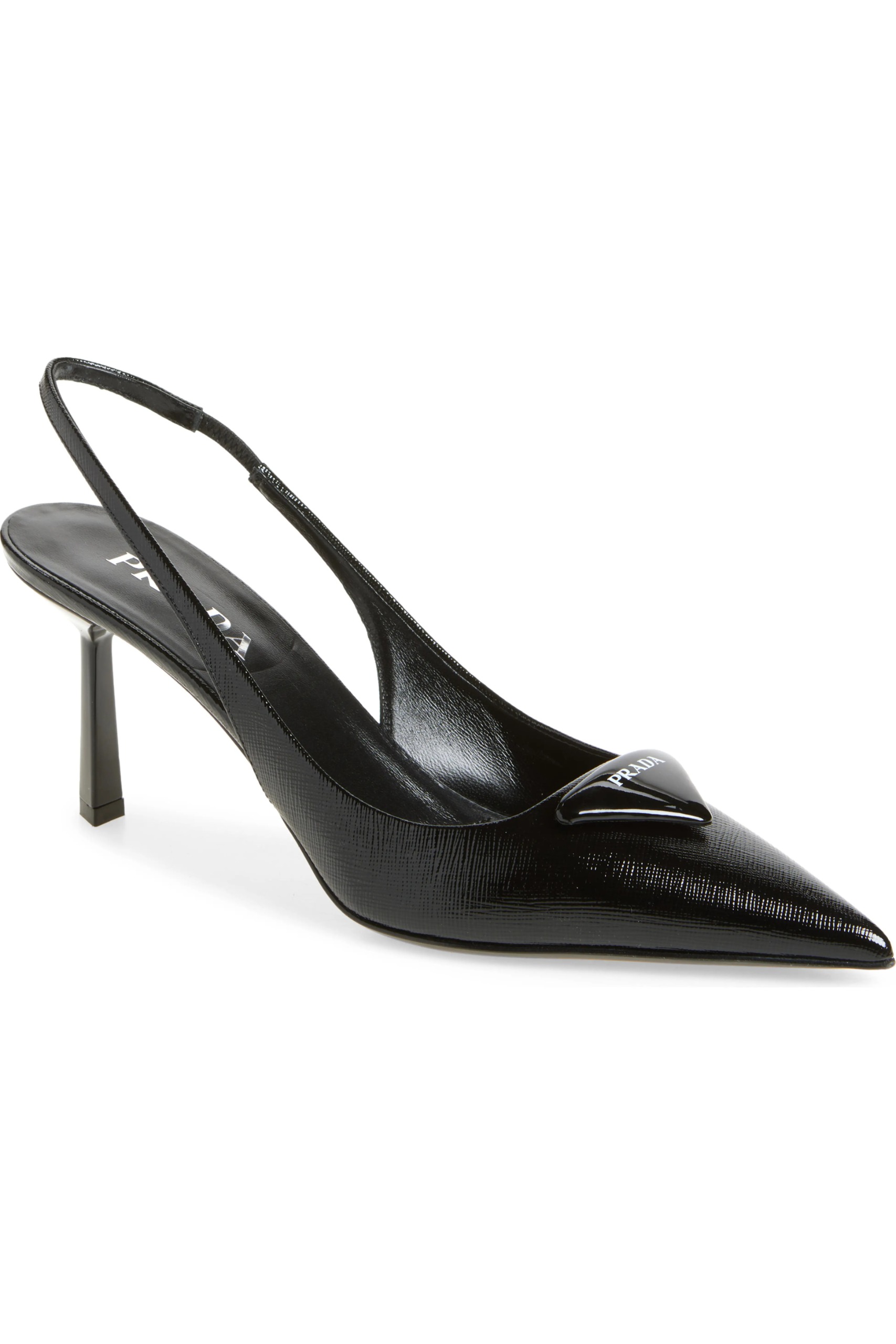 Prada, Modellerie Pointed Toe Slingback Pump