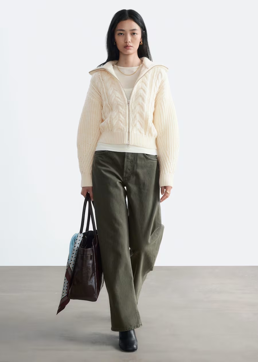 & Other Stories, Barrel-Leg Jeans - Light Blue